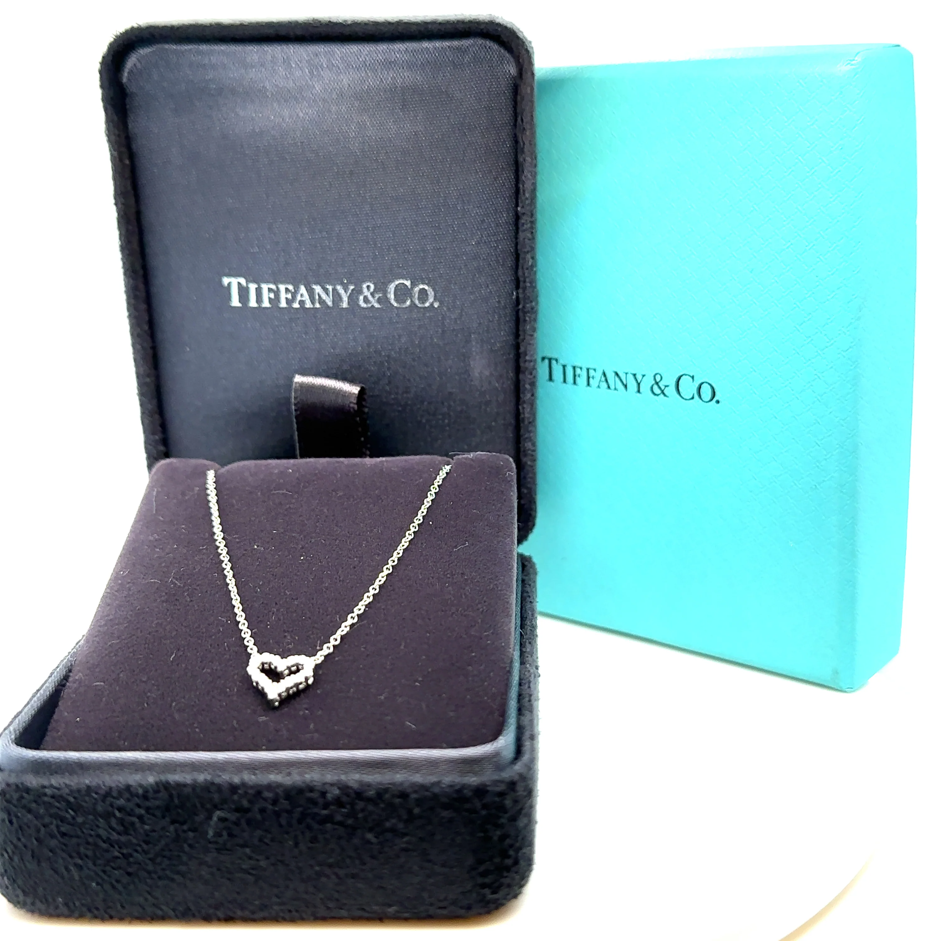 Tiffany & Co Diamond Heart Pendant 0.20ct - Image 13