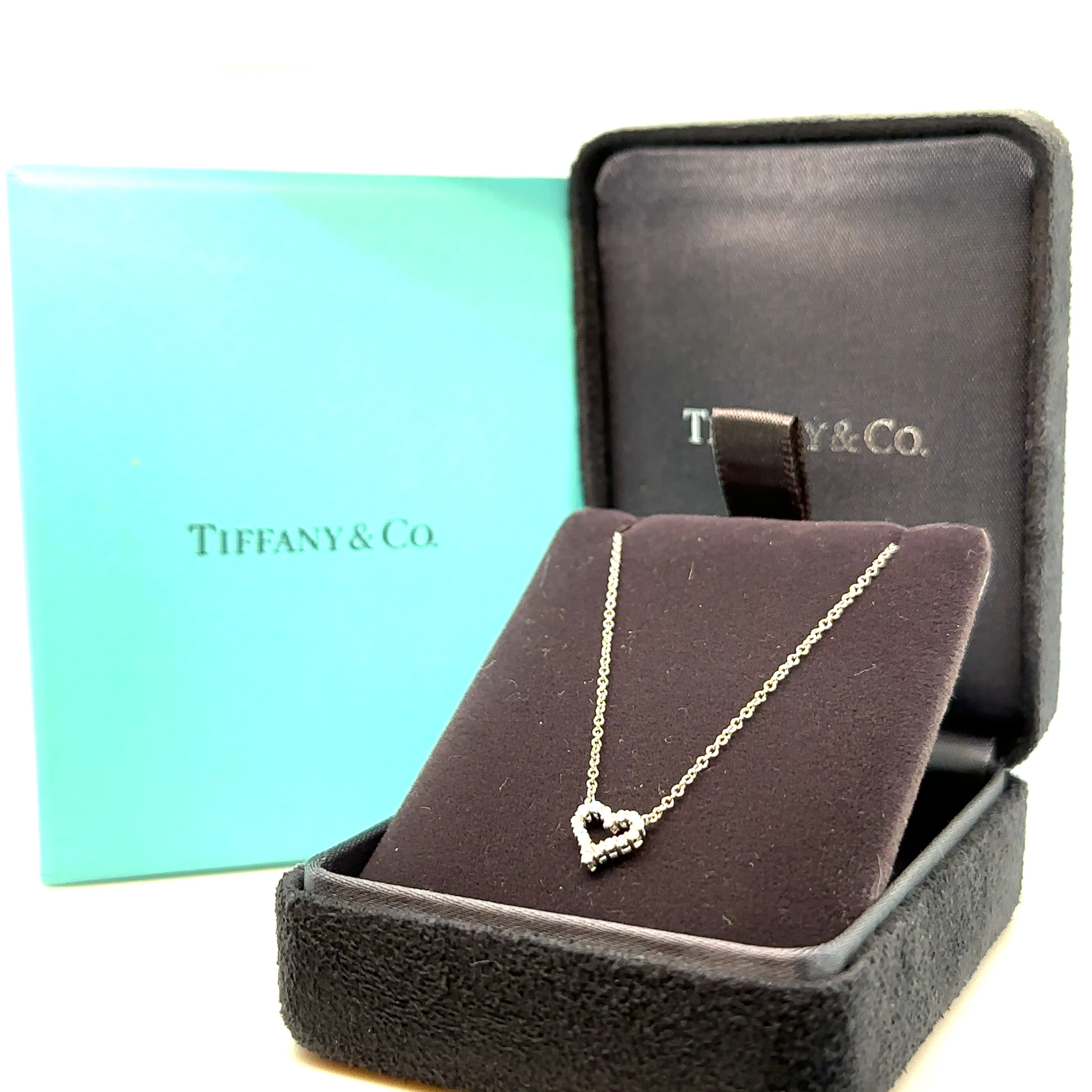 Tiffany & Co Diamond Heart Pendant 0.20ct - Image 14