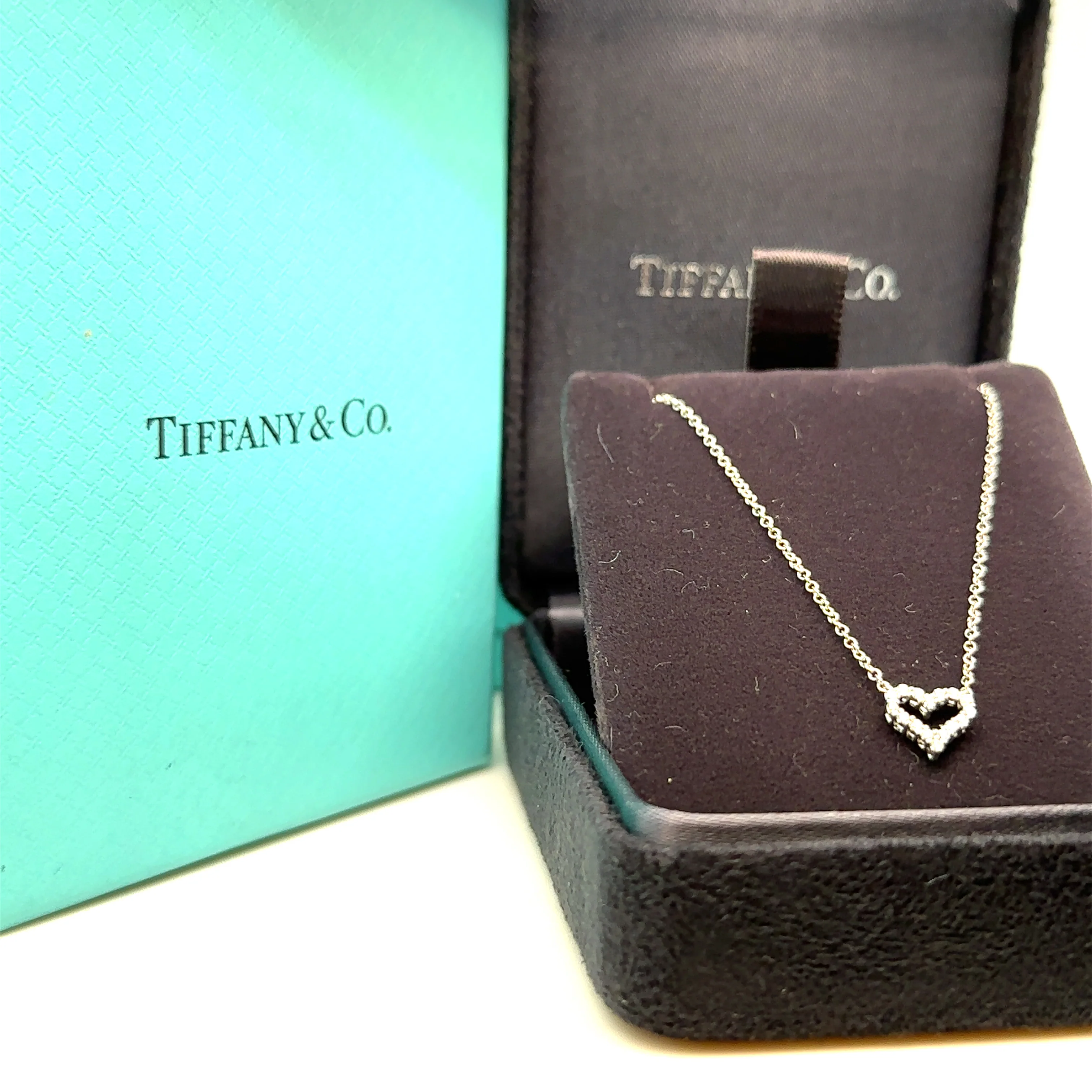 Tiffany & Co Diamond Heart Pendant 0.20ct - Image 15