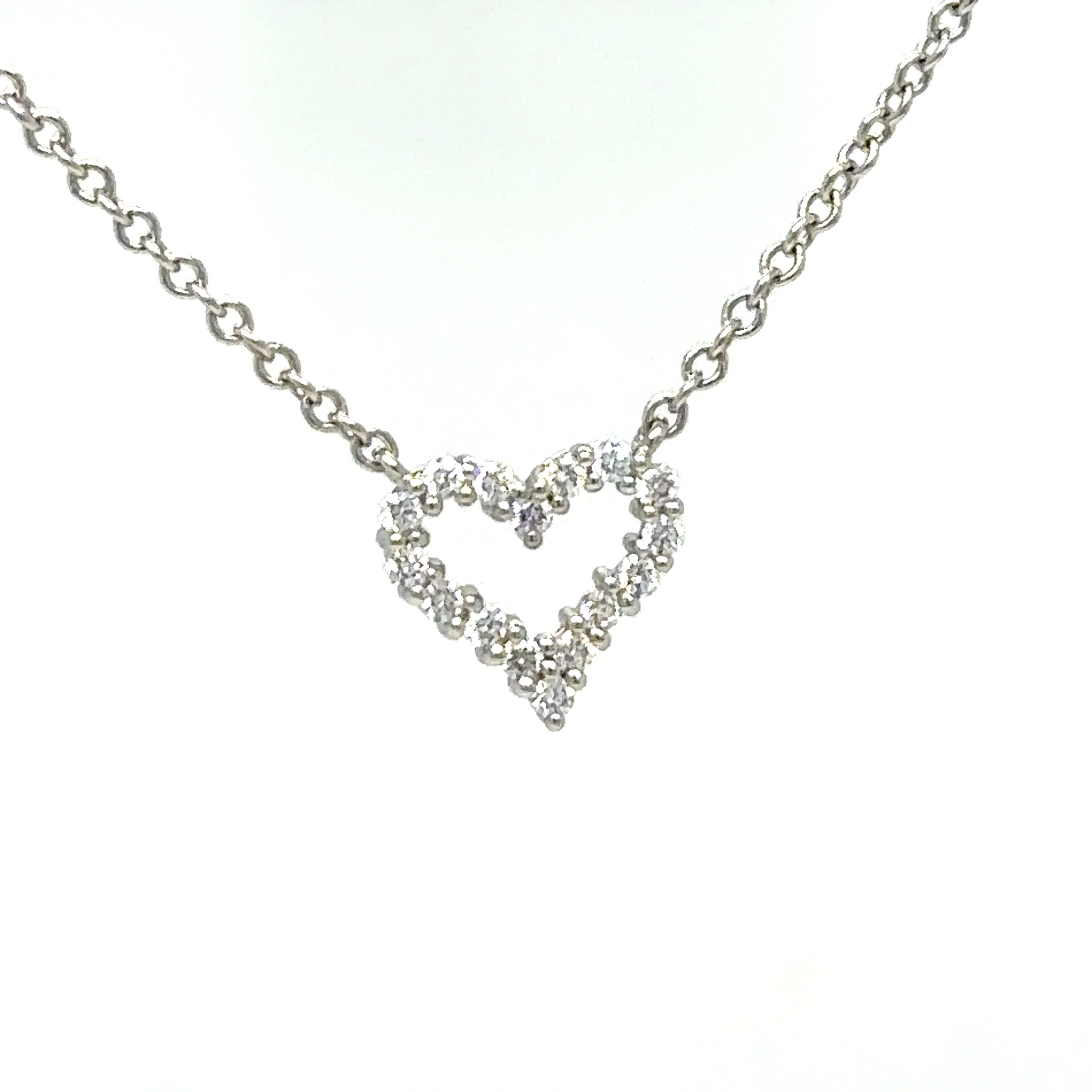 Tiffany & Co Diamond Heart Pendant 0.20ct - Image 3