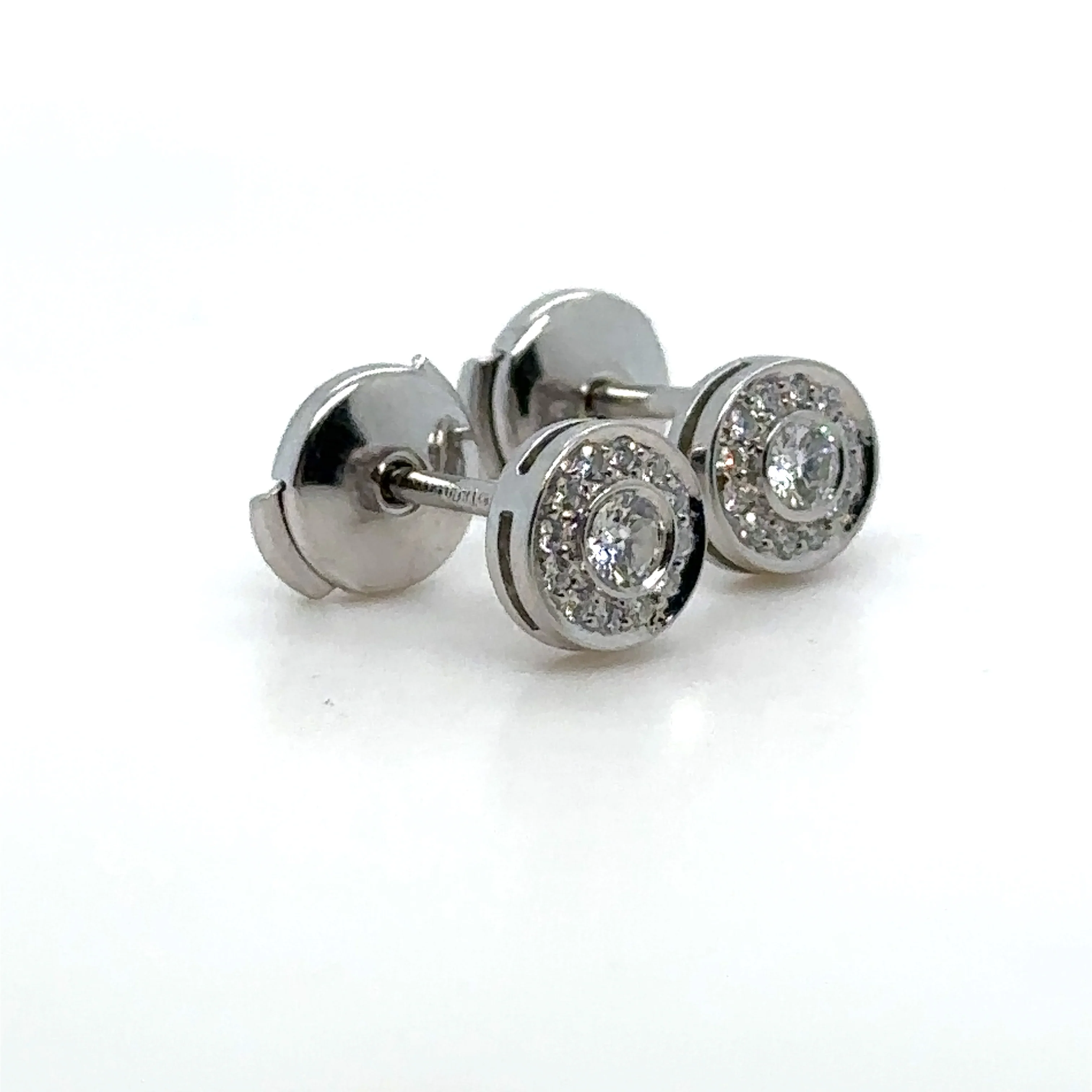 Tiffany & Co Diamond Stud Earrings 0.50ct - Image 3