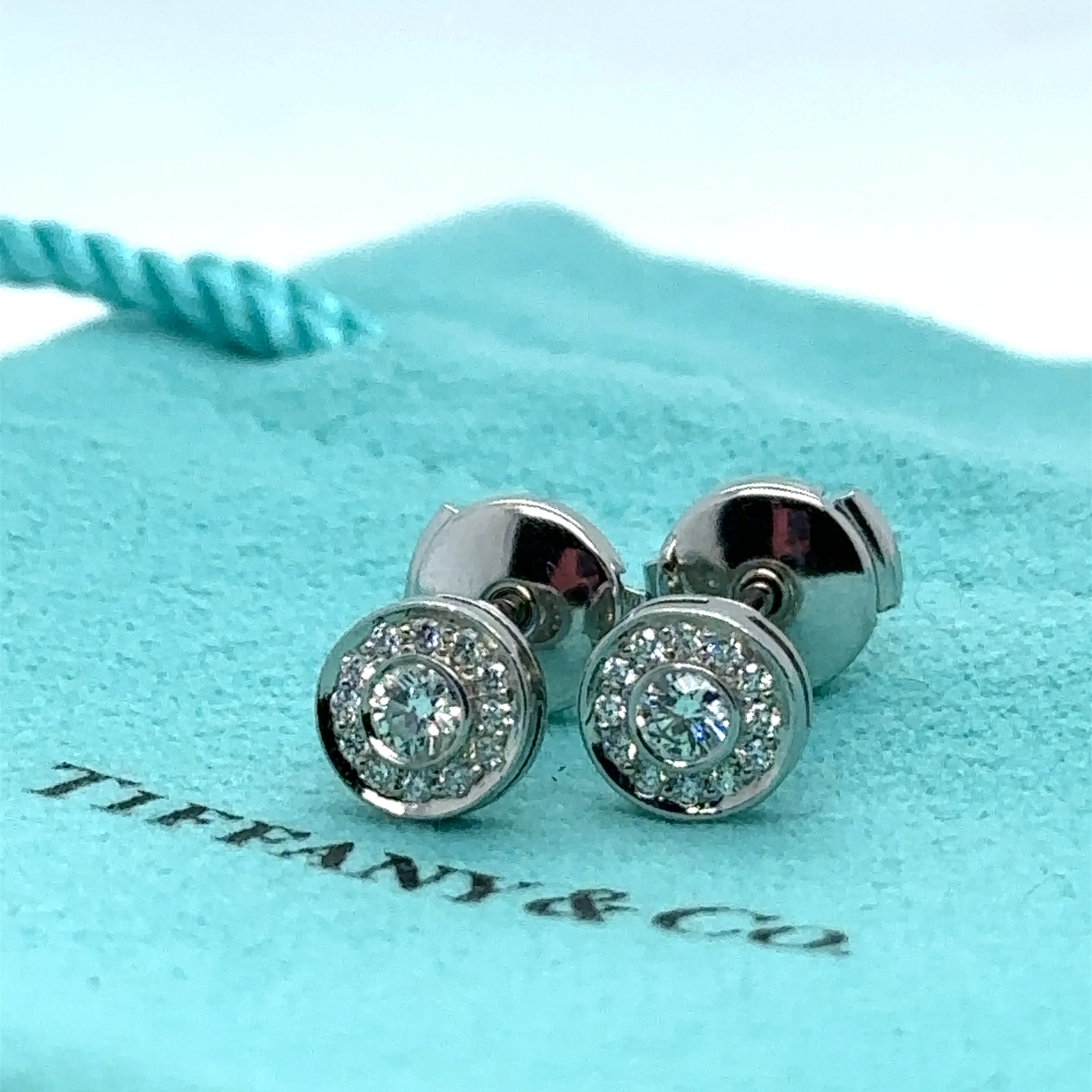 Tiffany & Co Diamond Stud Earrings 0.50ct - Image 5