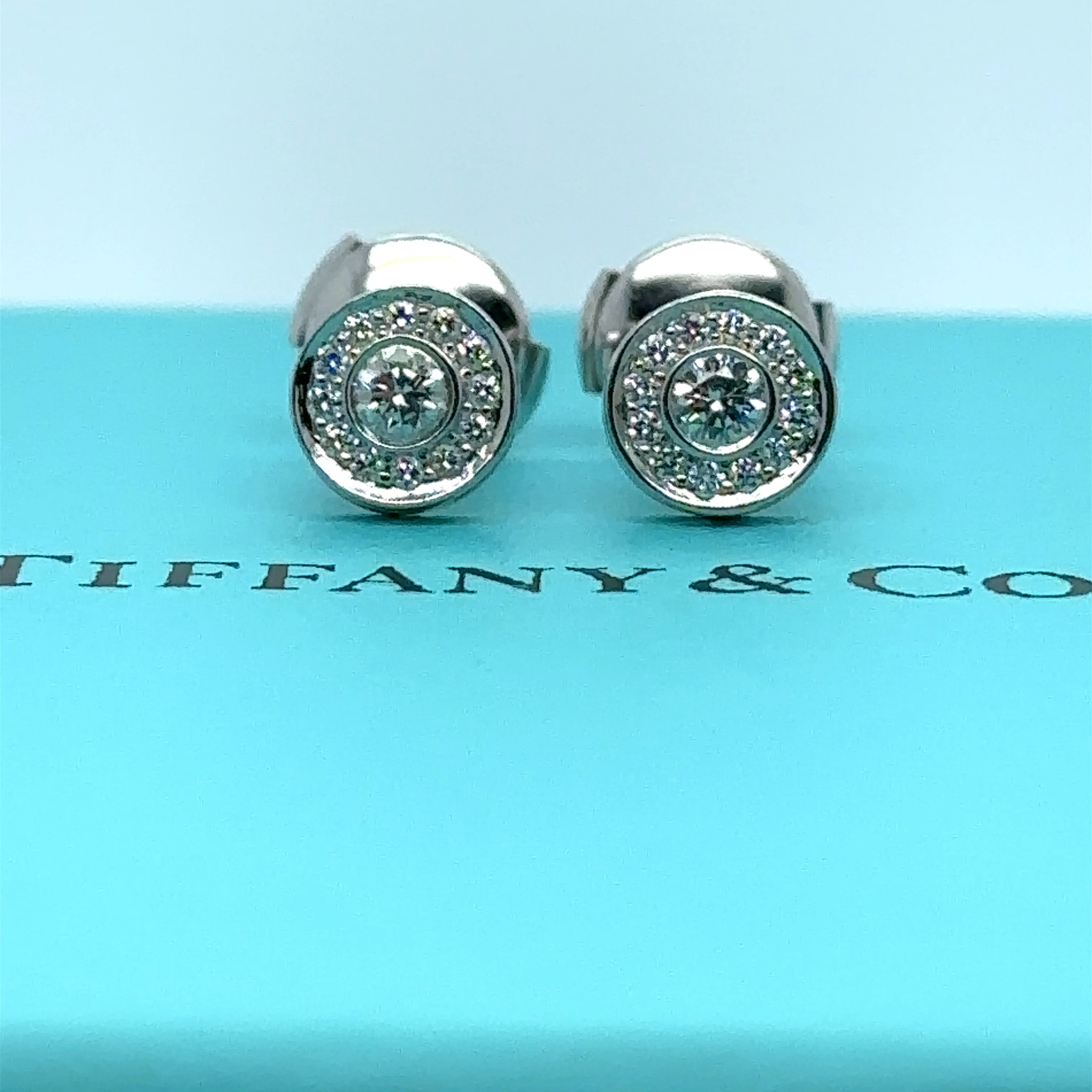 Tiffany & Co Diamond Stud Earrings 0.50ct - Image 6