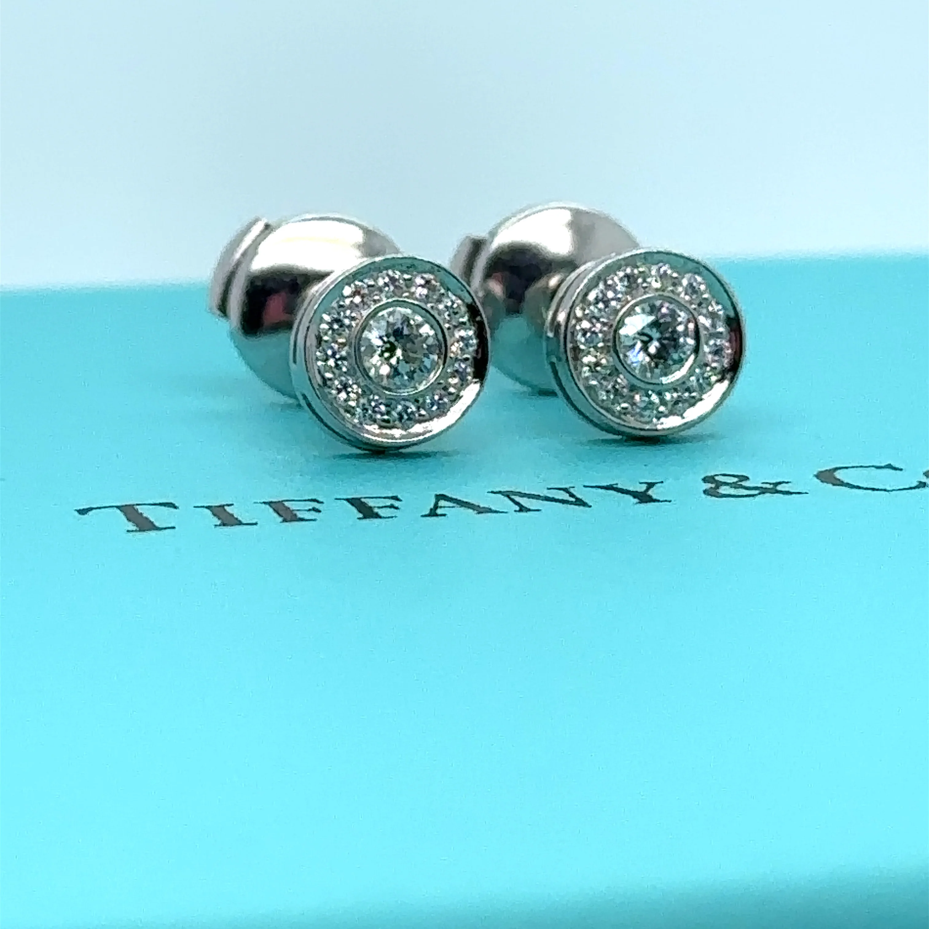 Tiffany & Co Diamond Stud Earrings 0.50ct - Image 7