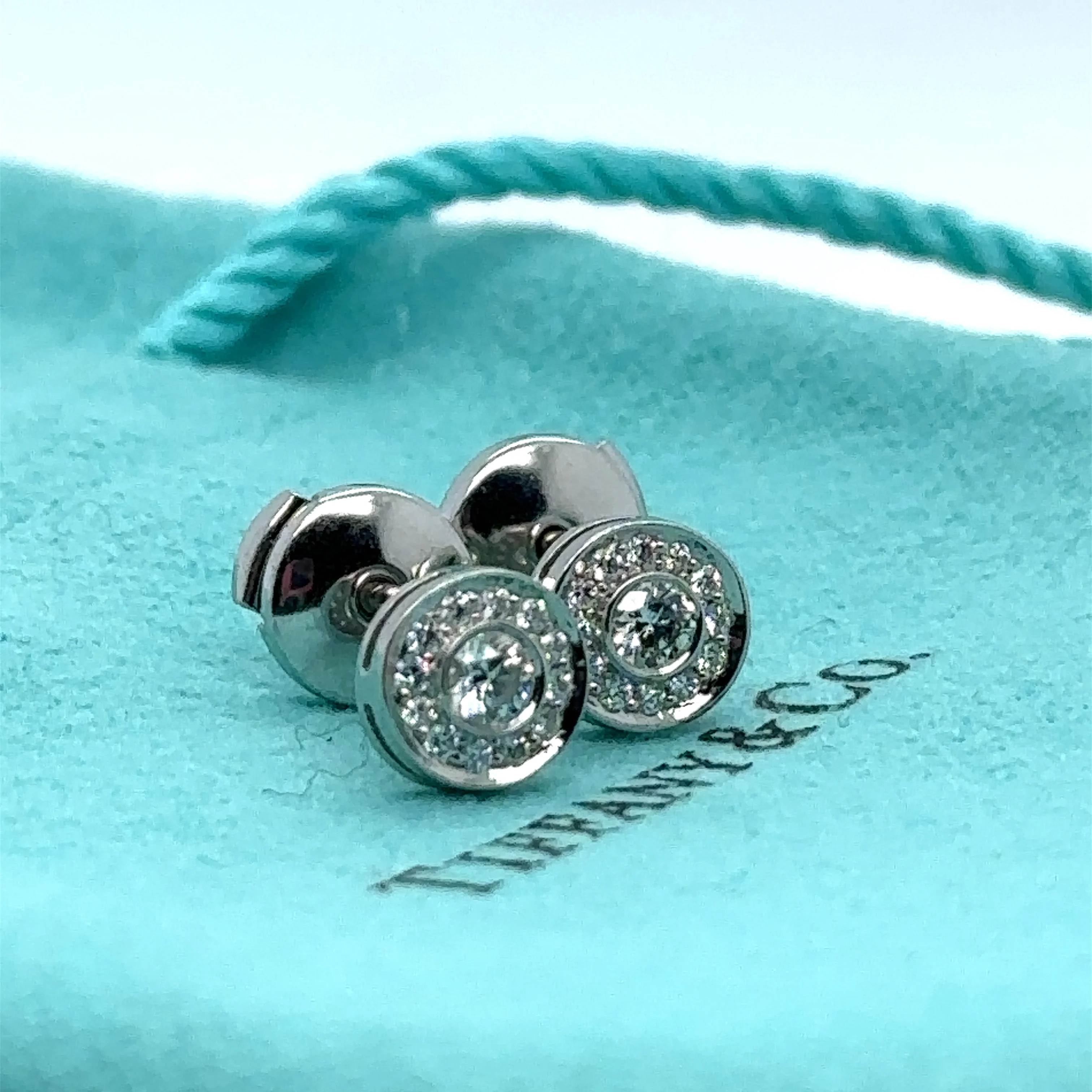 Tiffany & Co Diamond Stud Earrings 0.50ct - Image 8