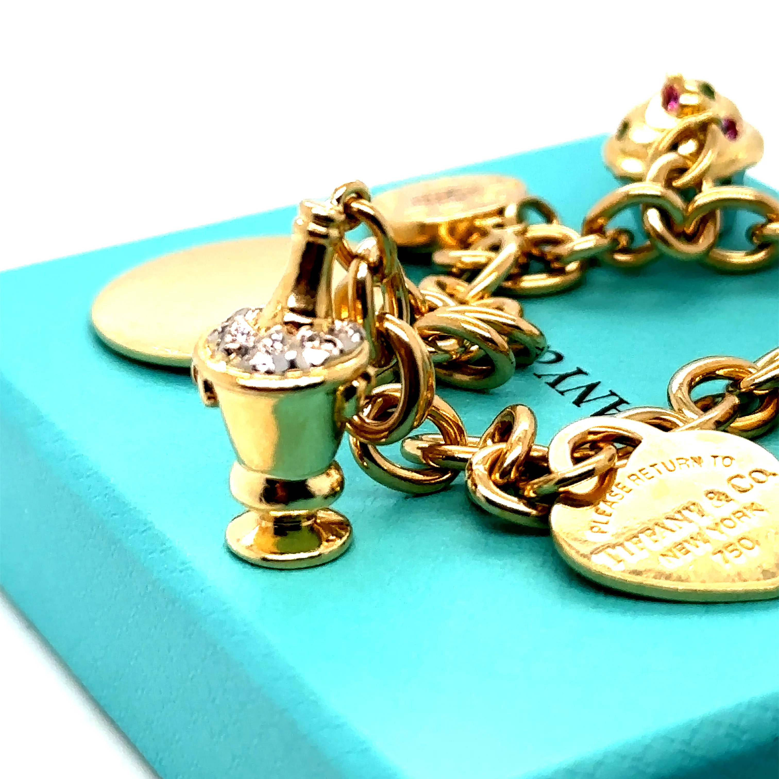 Tiffany & Co Dog Chain link Bracelet - Image 5