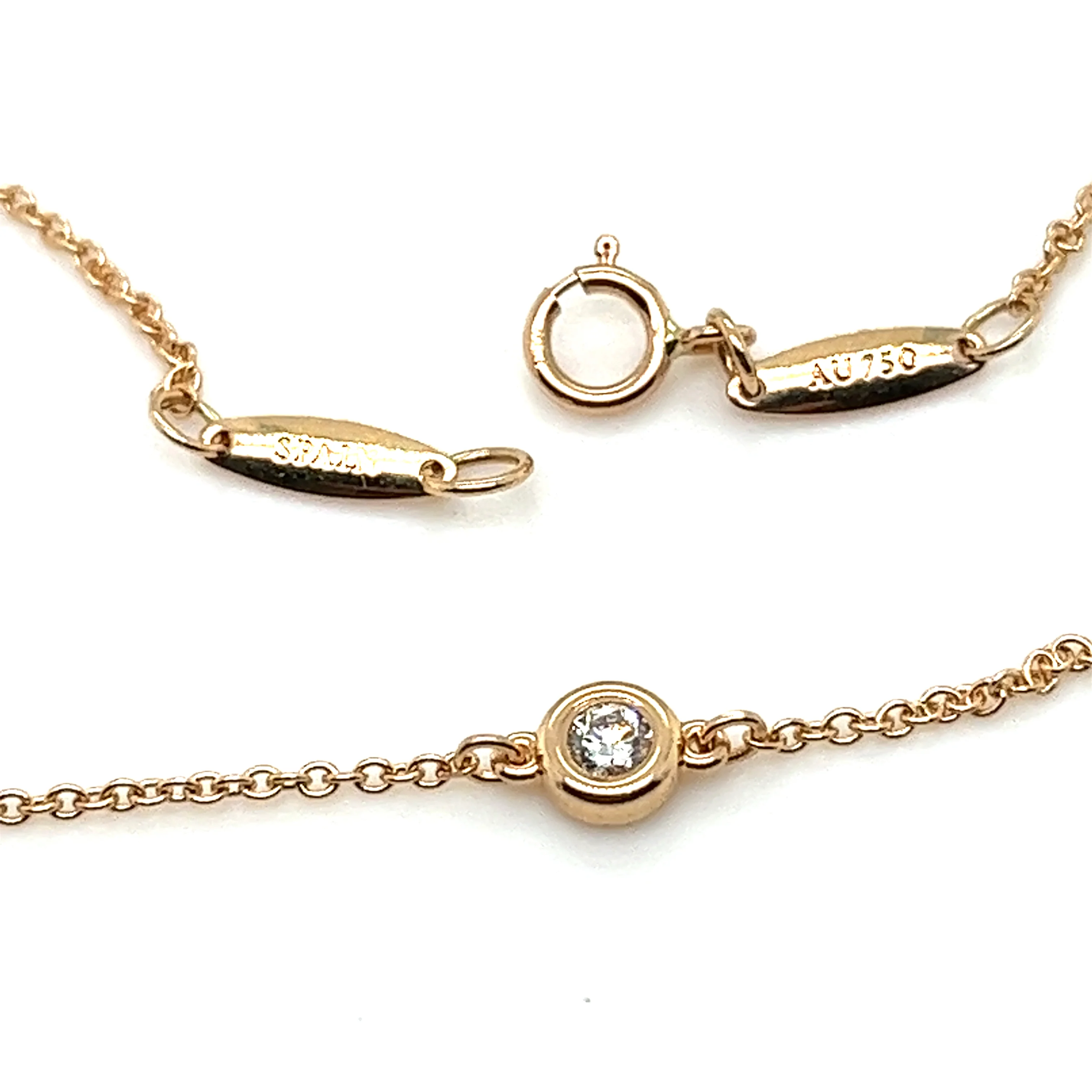 Tiffany & Co Elsa Peretti Diamond Bracelet 0.10ct - Image 3