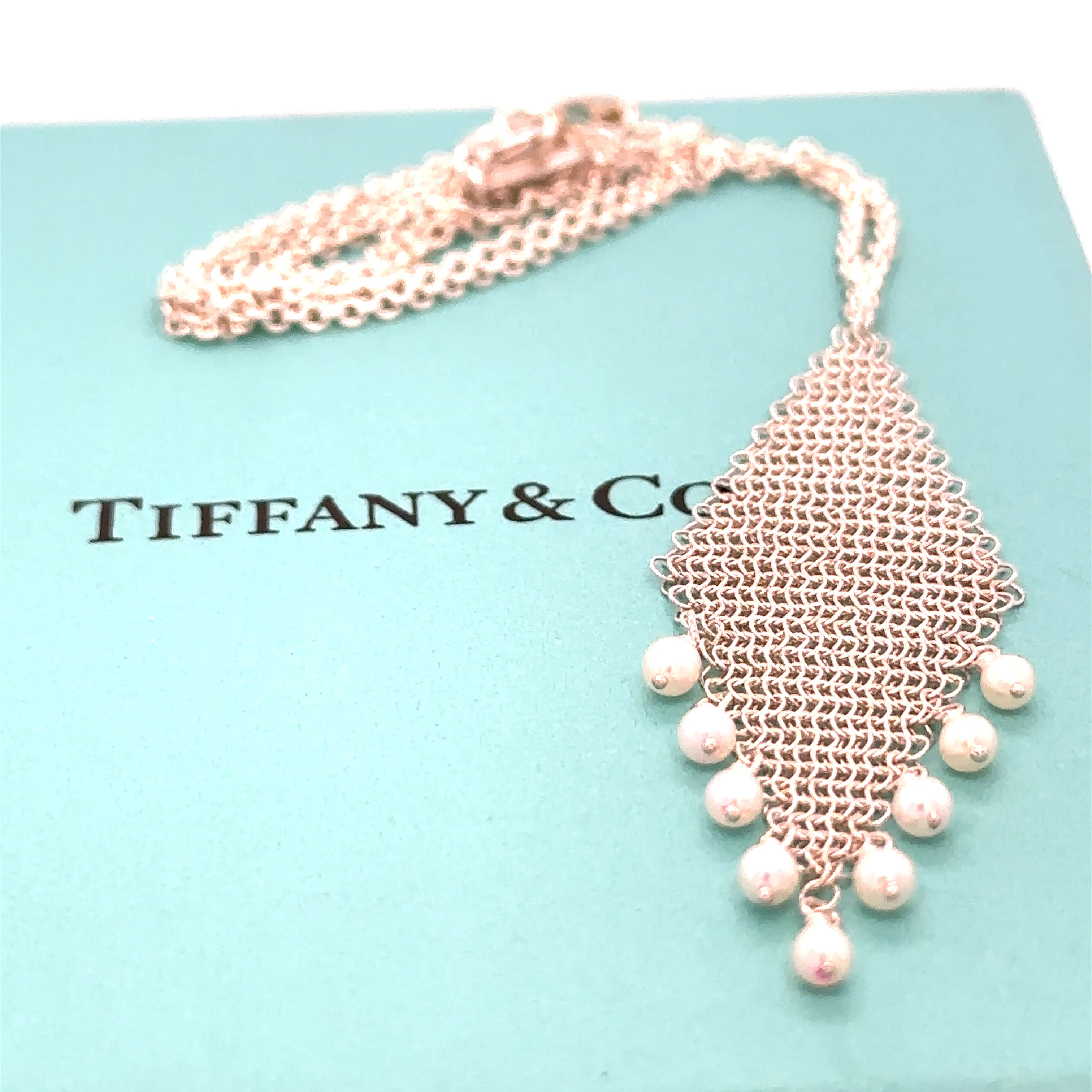 Tiffany & Co Elsa Peretti Mesh Fringe Pendant - Image 3