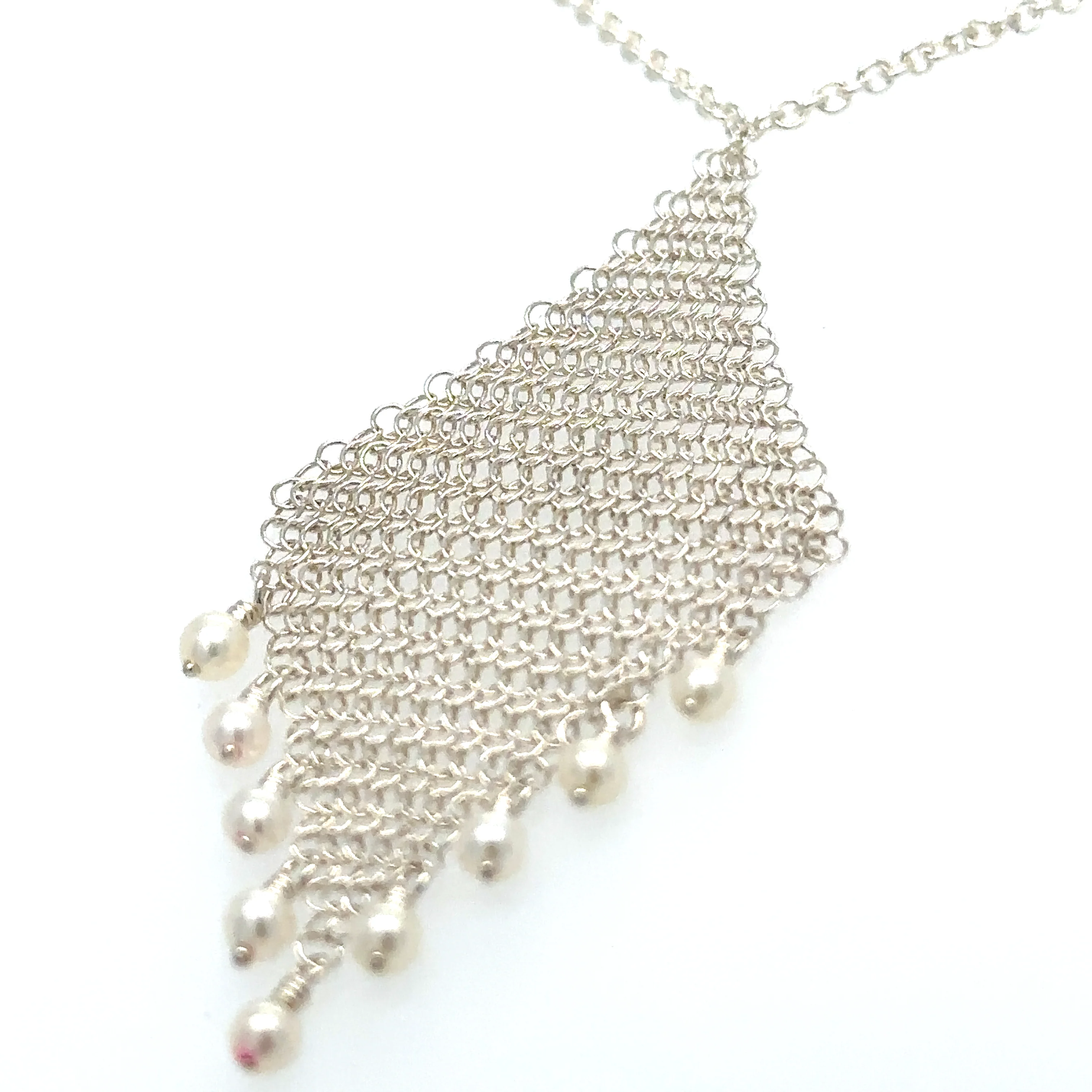 Tiffany & Co Elsa Peretti Mesh Fringe Pendant - Image 5