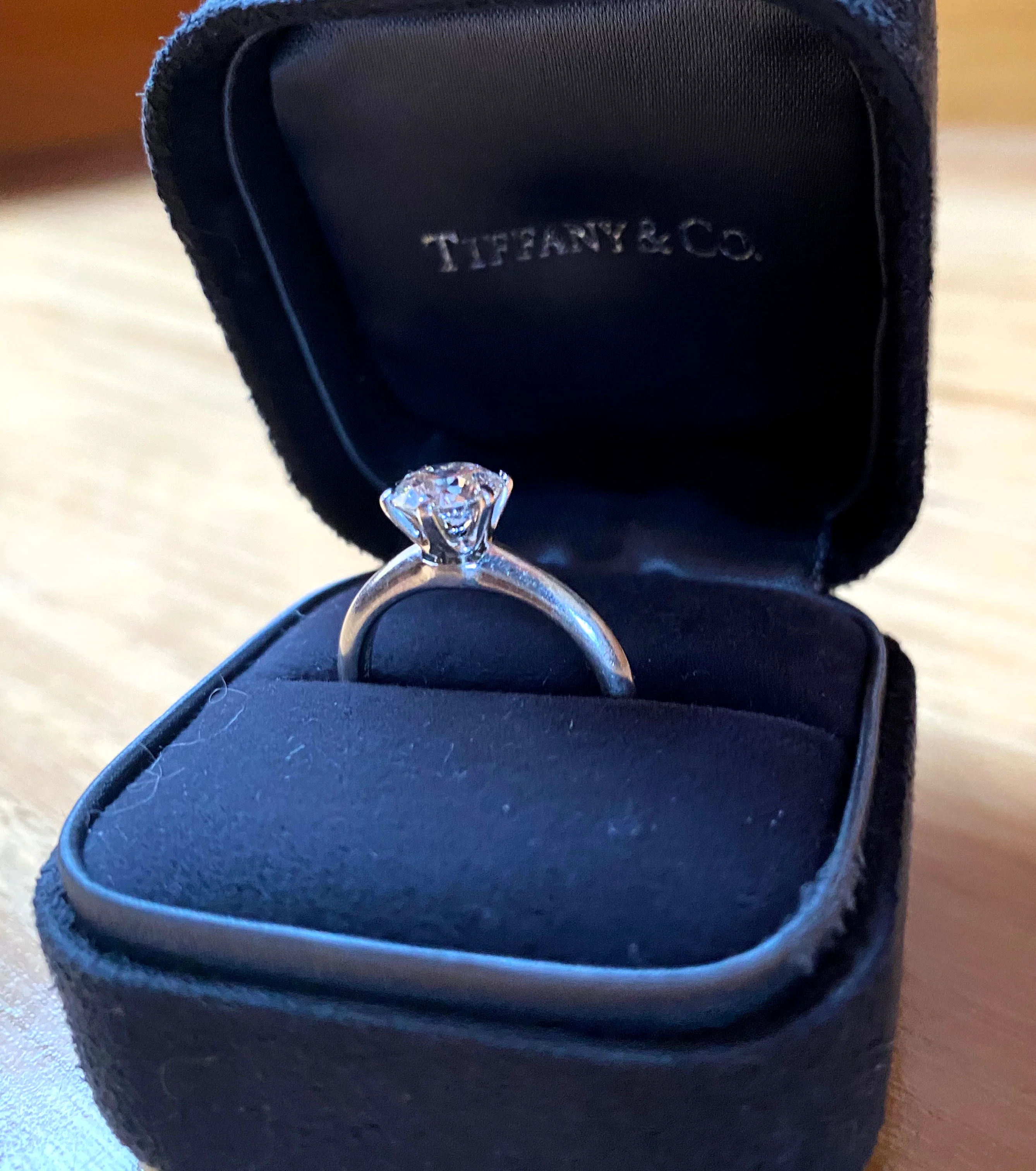 Tiffany & Co Solitaire Engagement Ring 1.29ct - Image 2