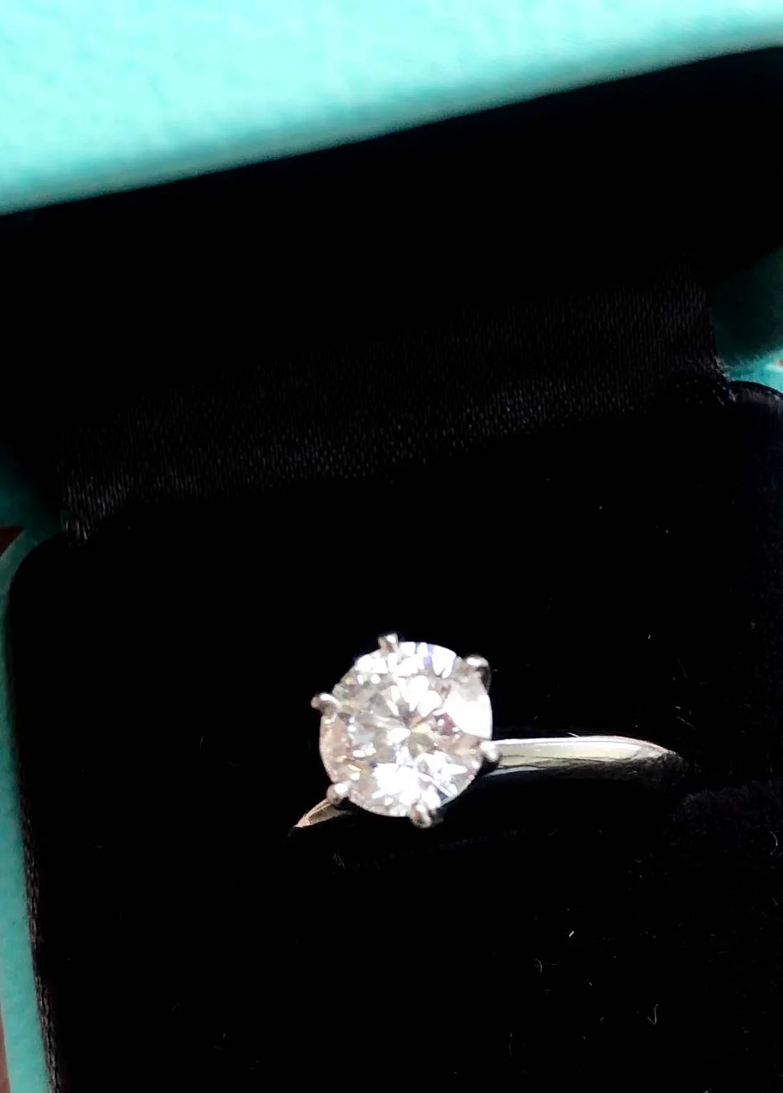 Tiffany & Co Solitaire Engagement Ring 1.29ct - Image 4