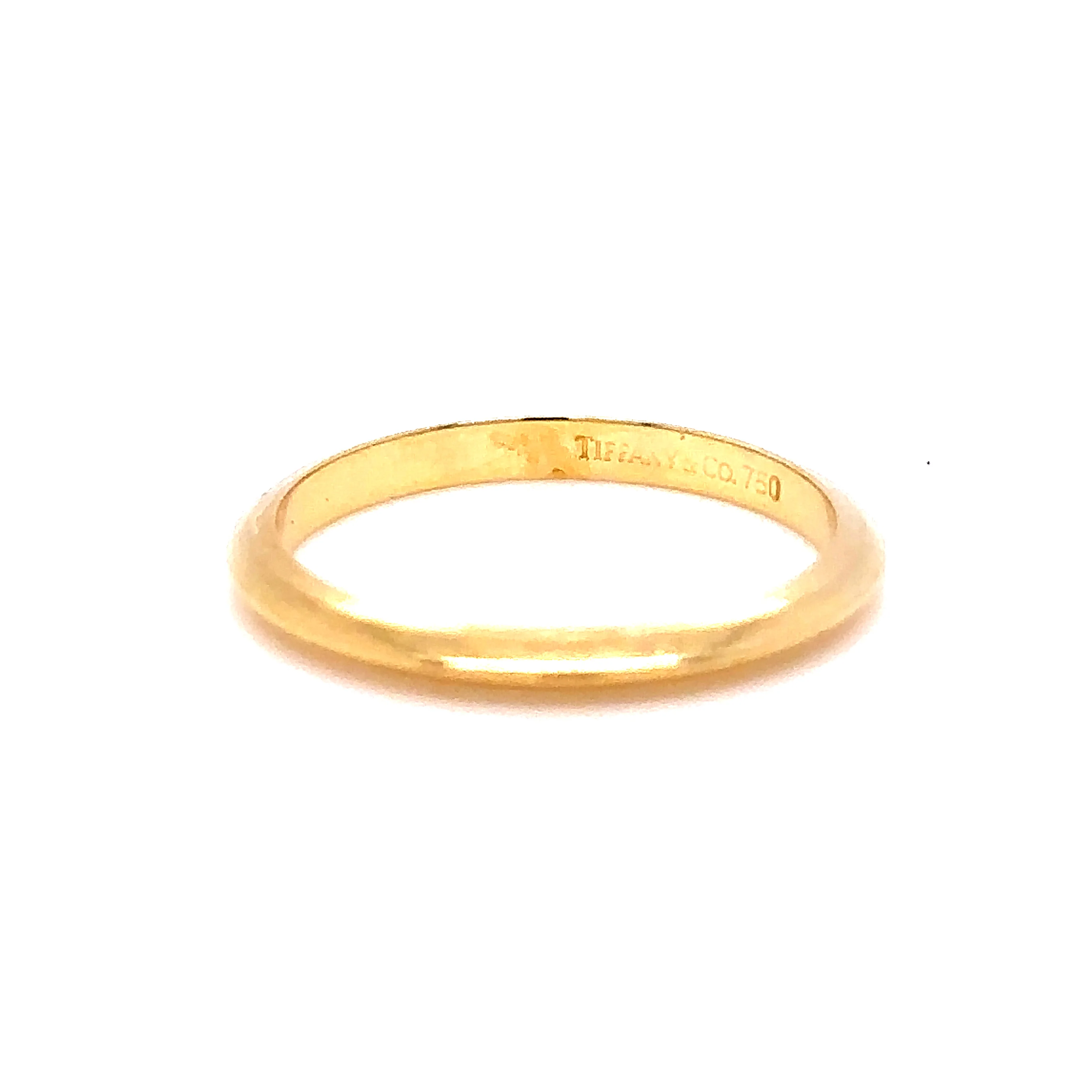 Tiffany & Co Forever Wedding Band Ring - Image 2