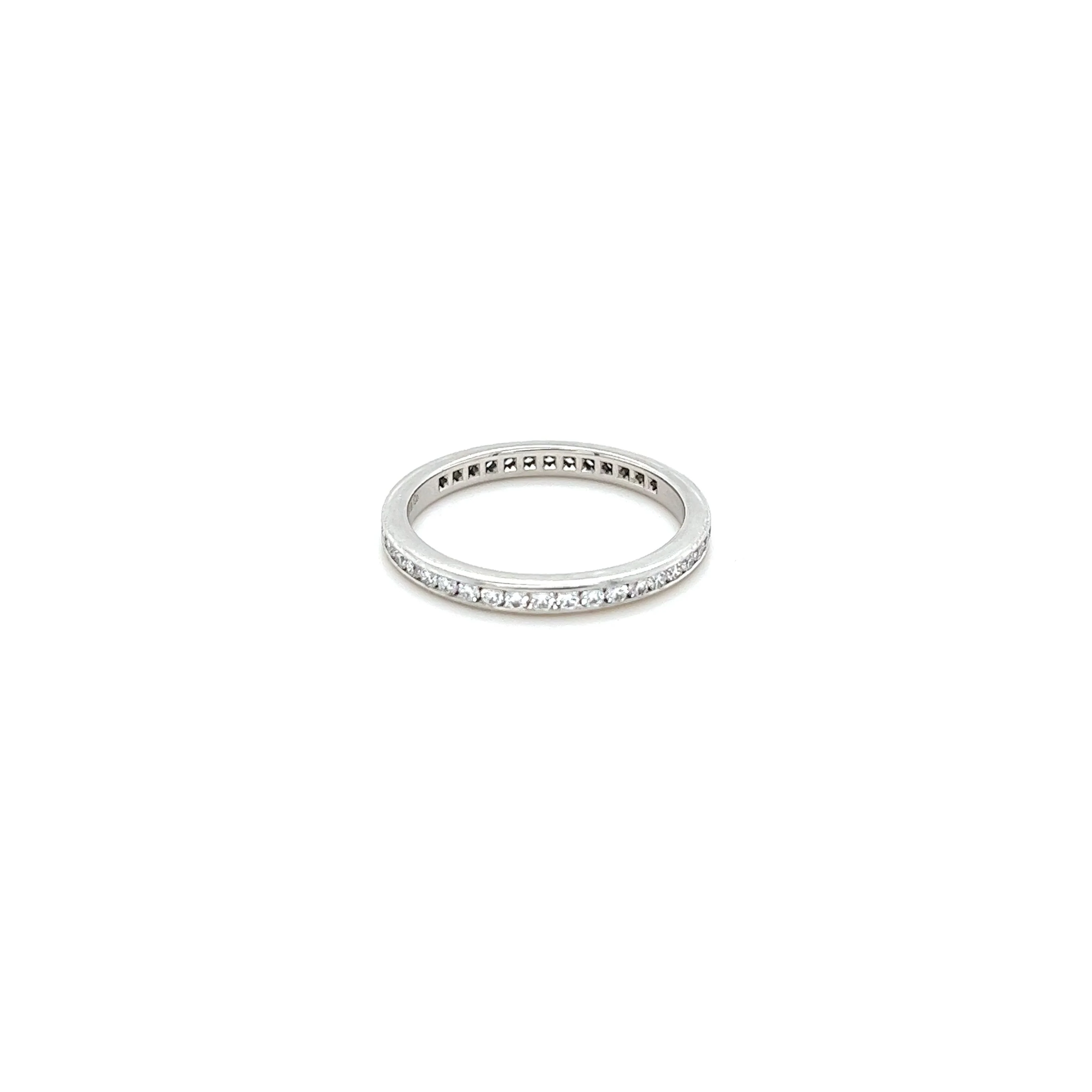 Tiffany & Co Full Circle Diamond Wedding Ring 0.55ct - Image 2