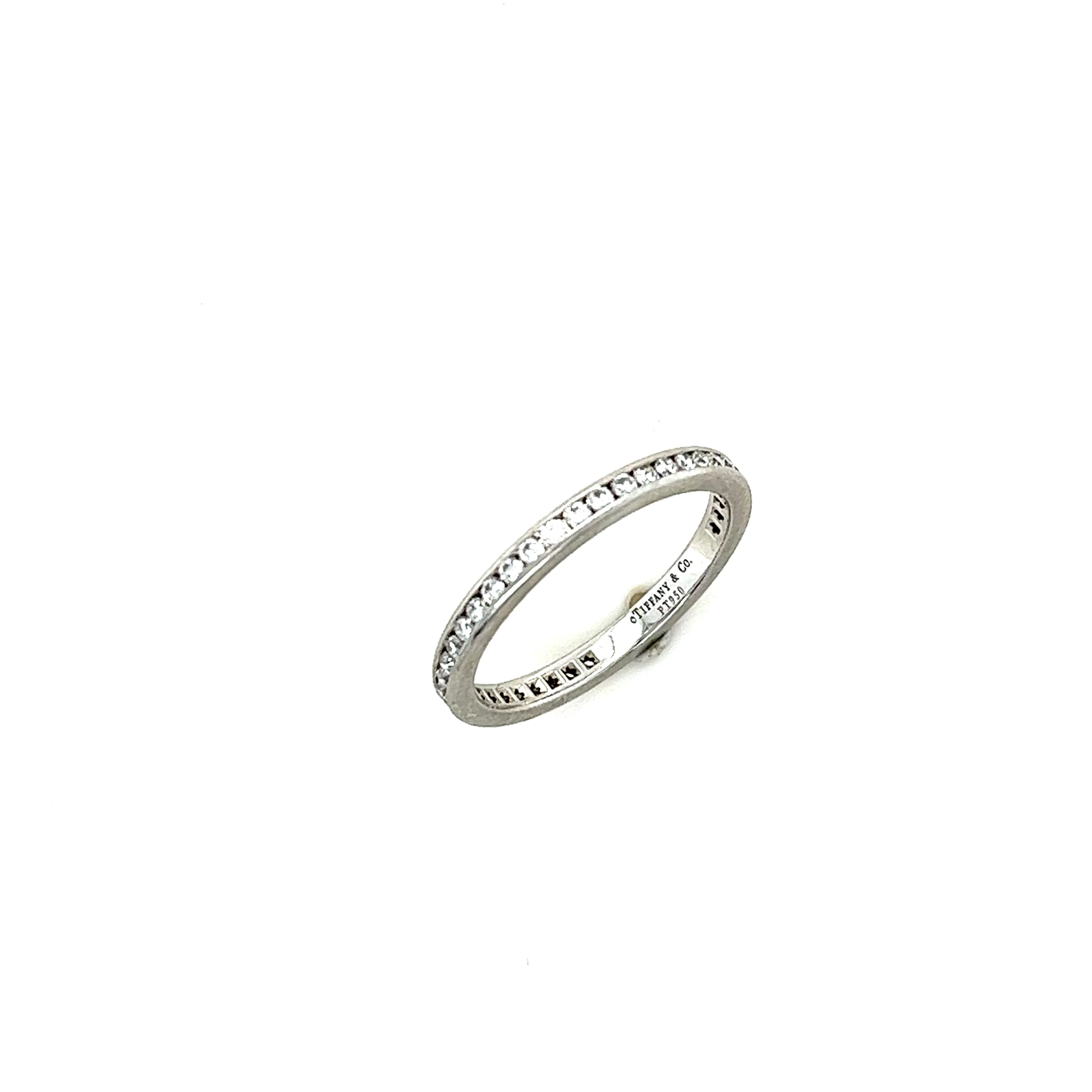 Tiffany & Co Full Circle Diamond Wedding Ring 0.55ct - Image 4