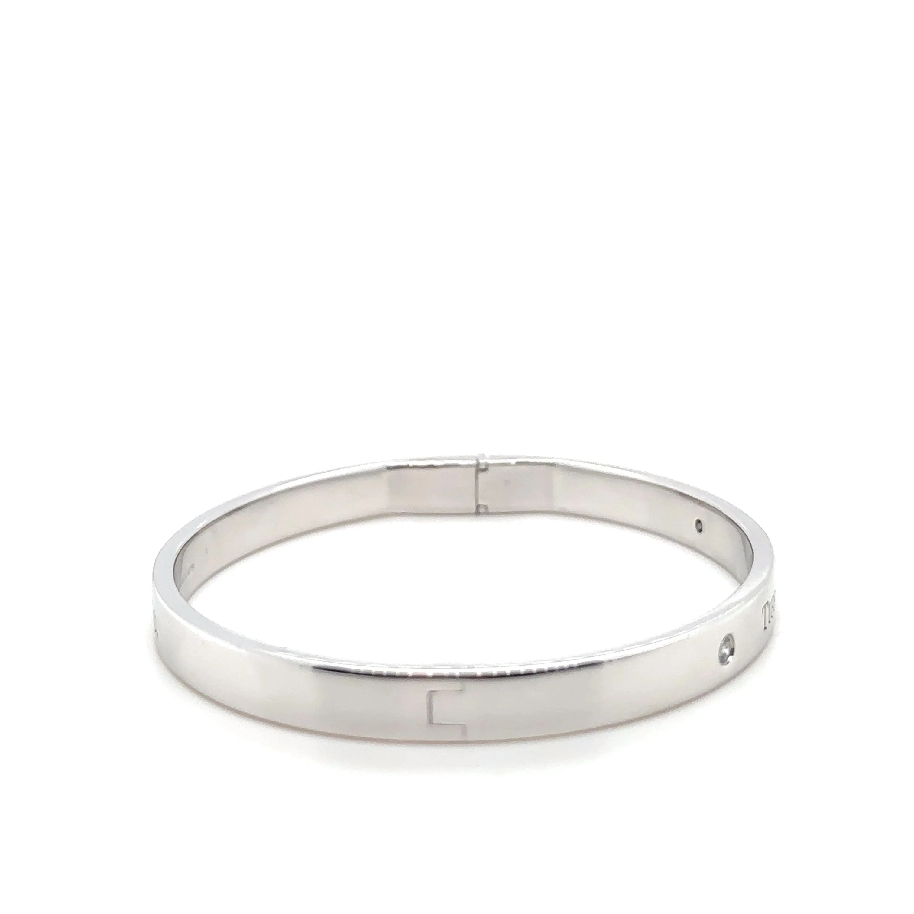 Tiffany & Co Diamond Hinged Bangle 0.10ct - Image 4