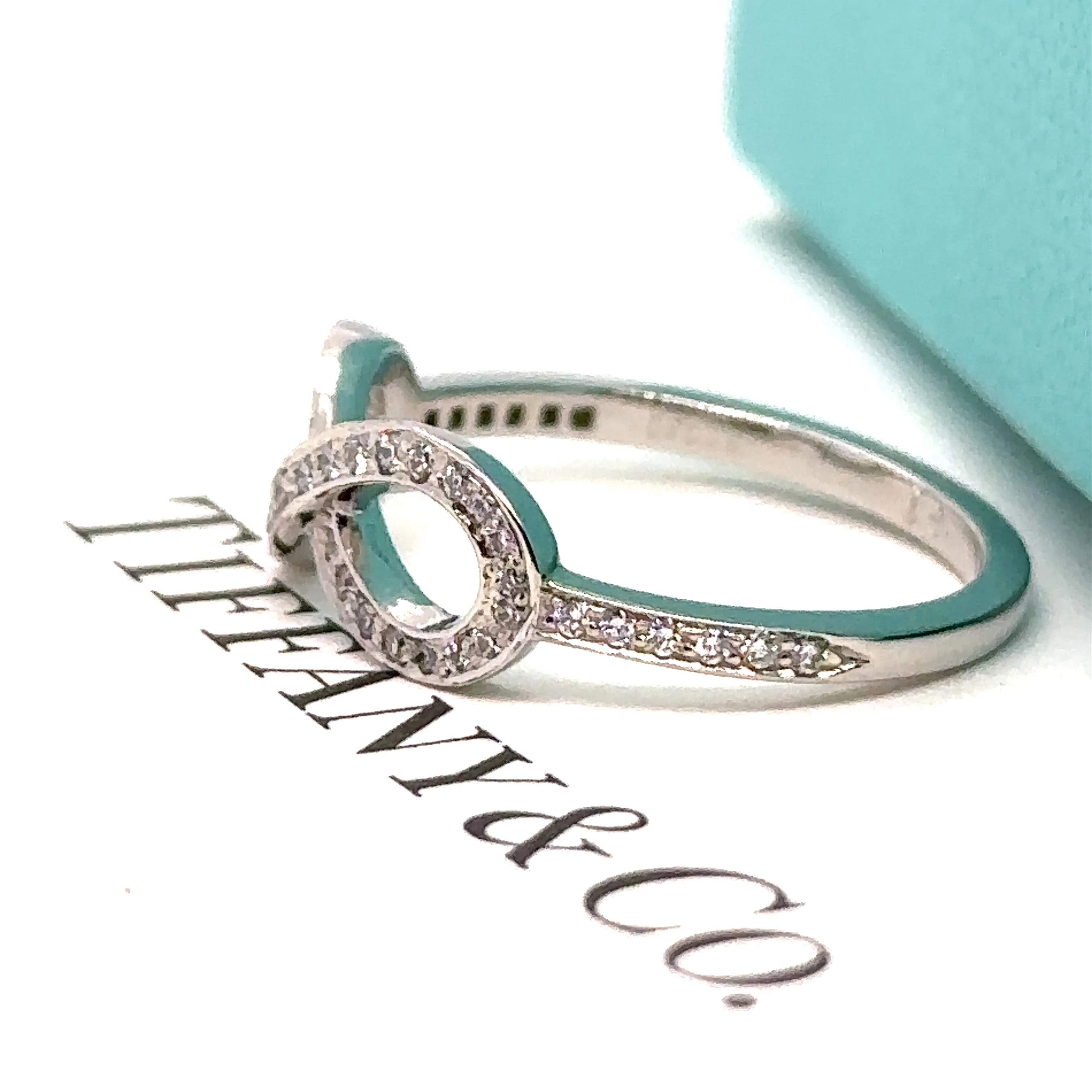 Tiffany & Co Infinity Diamond Ring 0.25ct - Image 10