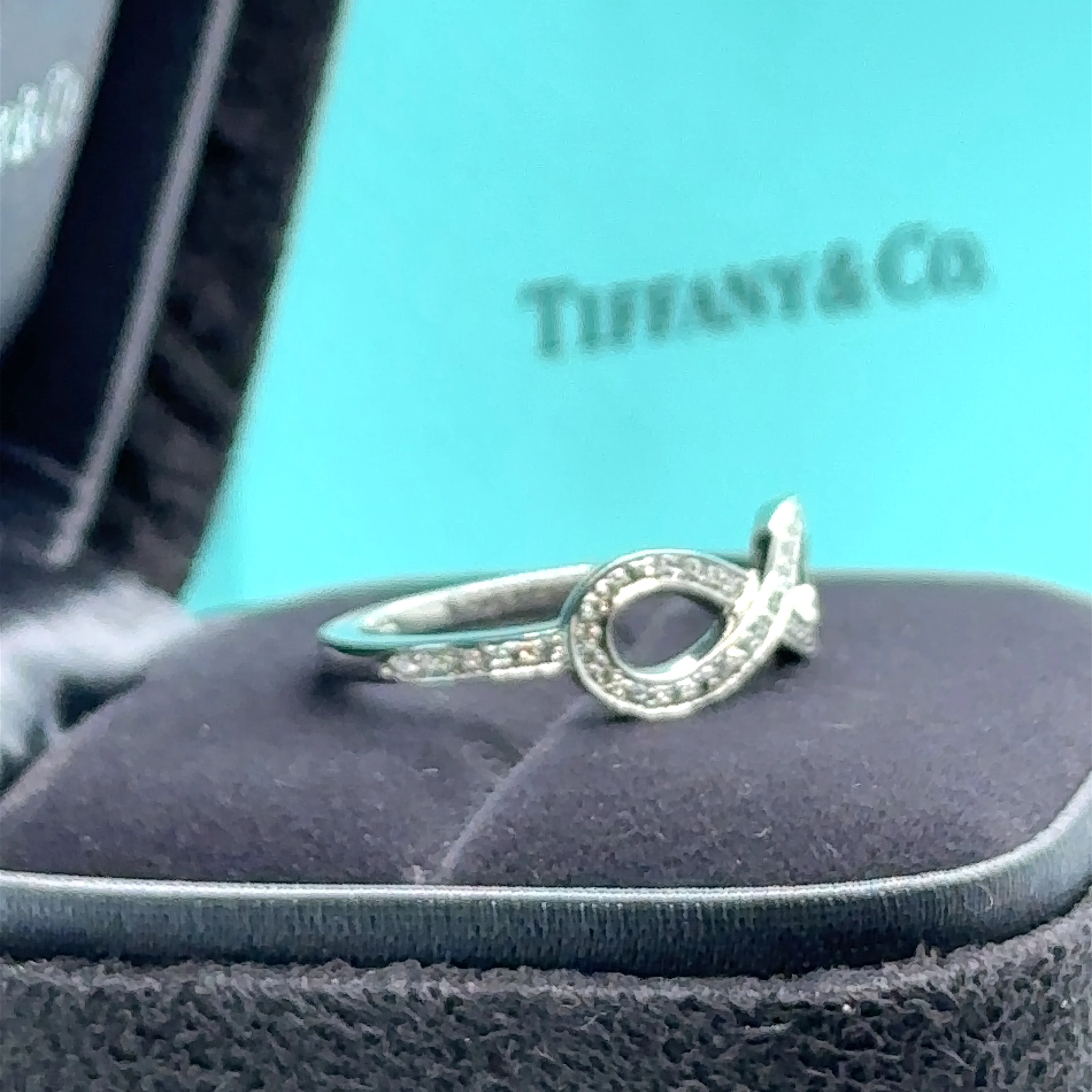 Tiffany & Co Infinity Diamond Ring 0.25ct - Image 13