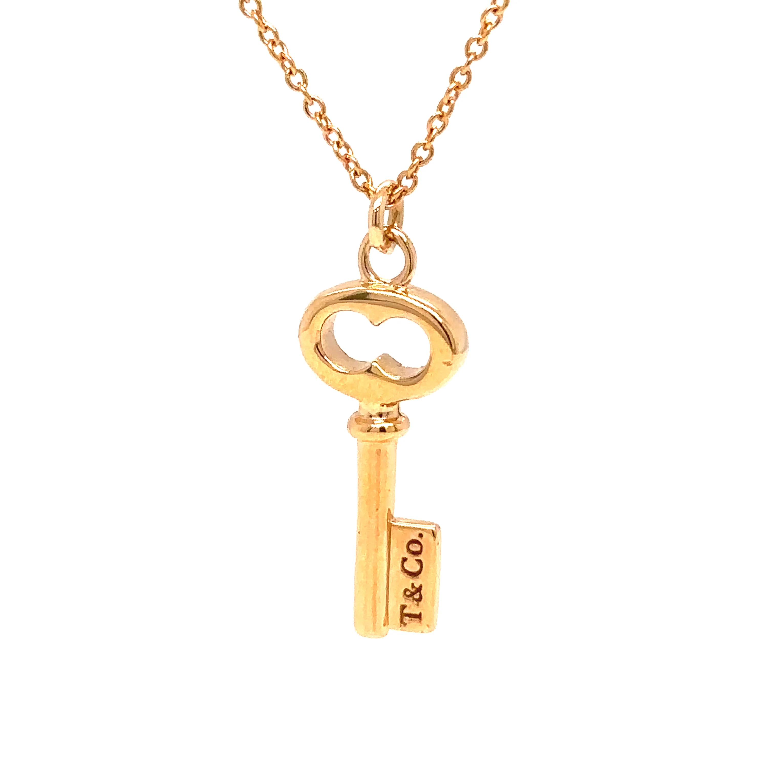 Tiffany & Co Mini Oval Key Pendant - Image 2