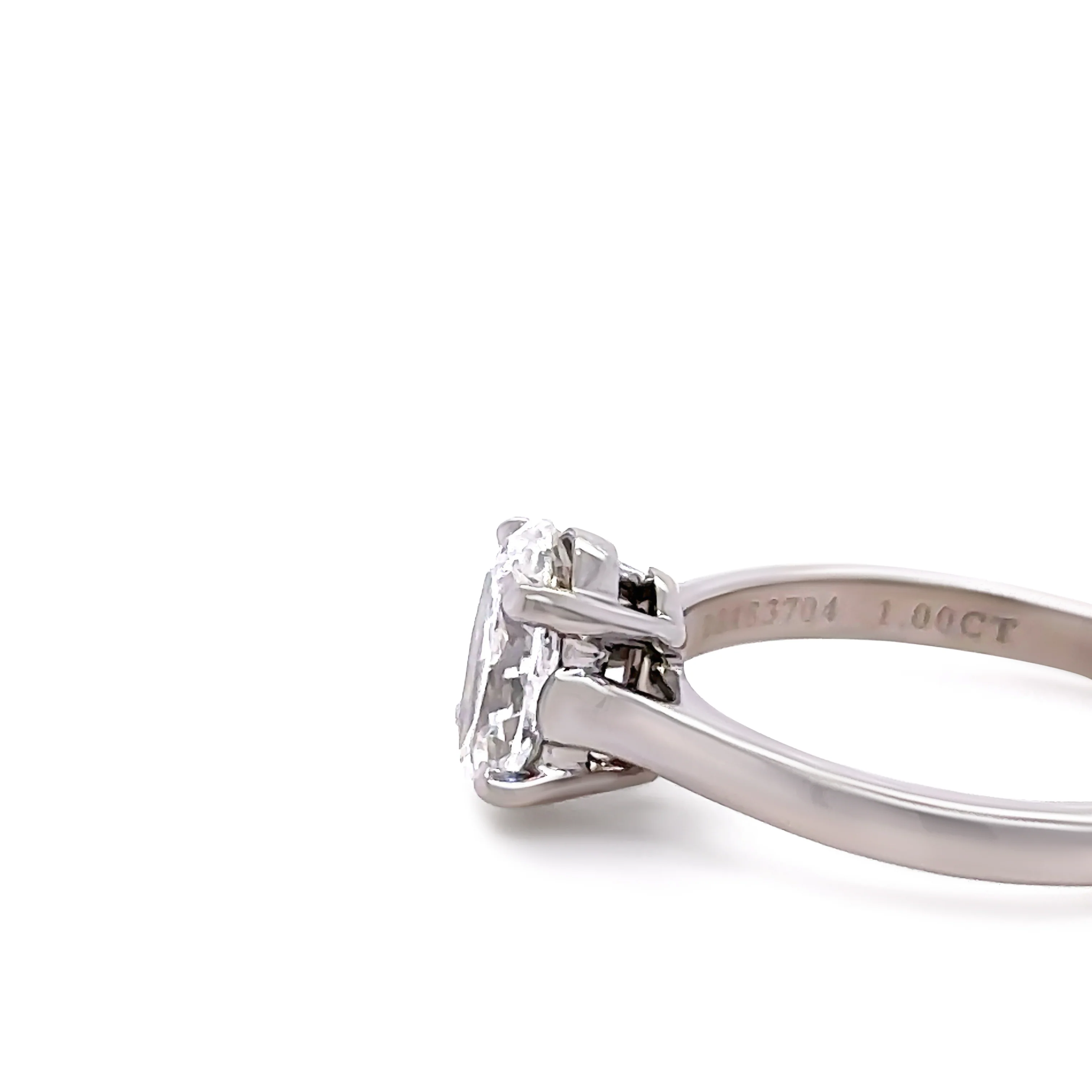 Tiffany & Co Platinum Diamond Engagement Ring 1.00ct - Image 5