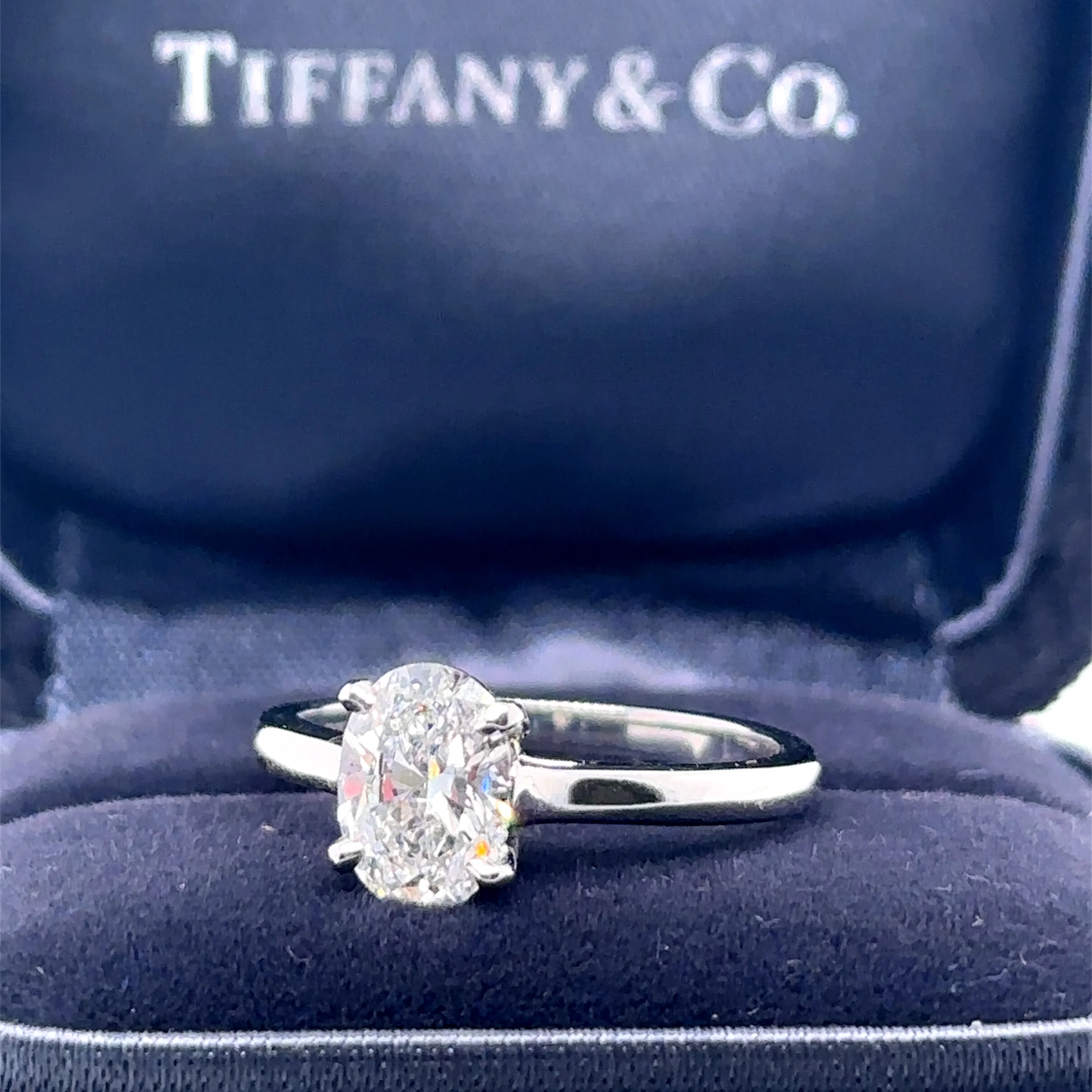 Tiffany & Co Platinum Diamond Engagement Ring 1.00ct - Image 6