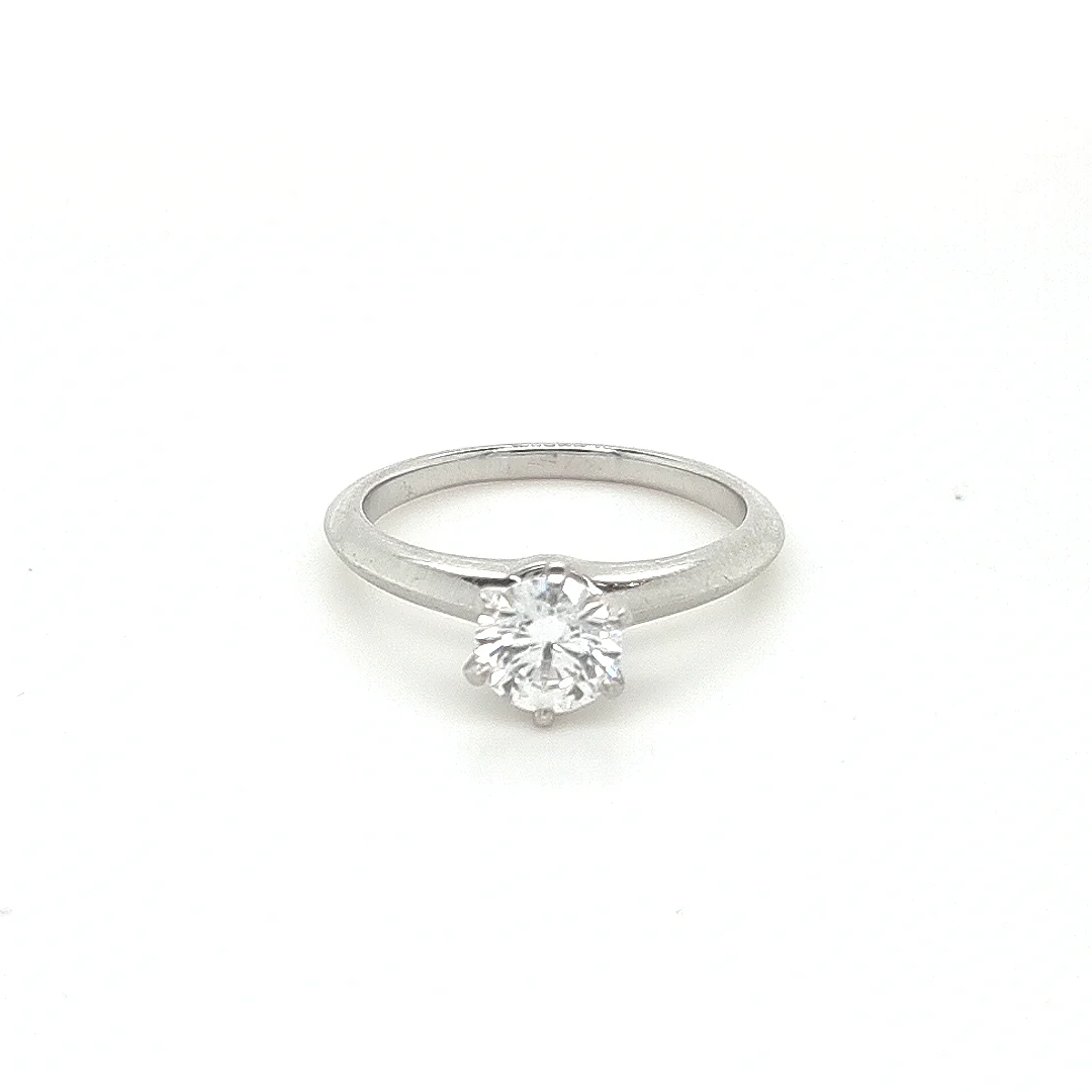 Tiffany & Co Platinum Diamond Ring 1.06ct - Image 2