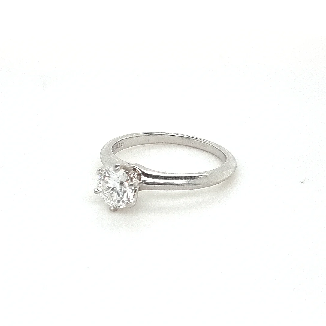 Tiffany & Co Platinum Diamond Ring 1.06ct - Image 3