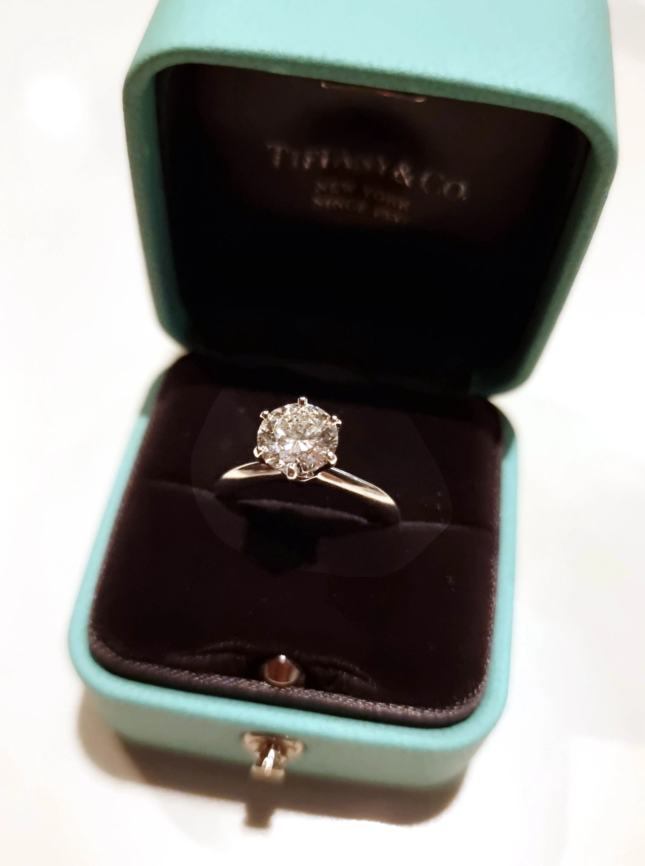 Tiffany & Co Platinum Diamond Ring 1.64ct - Image 5