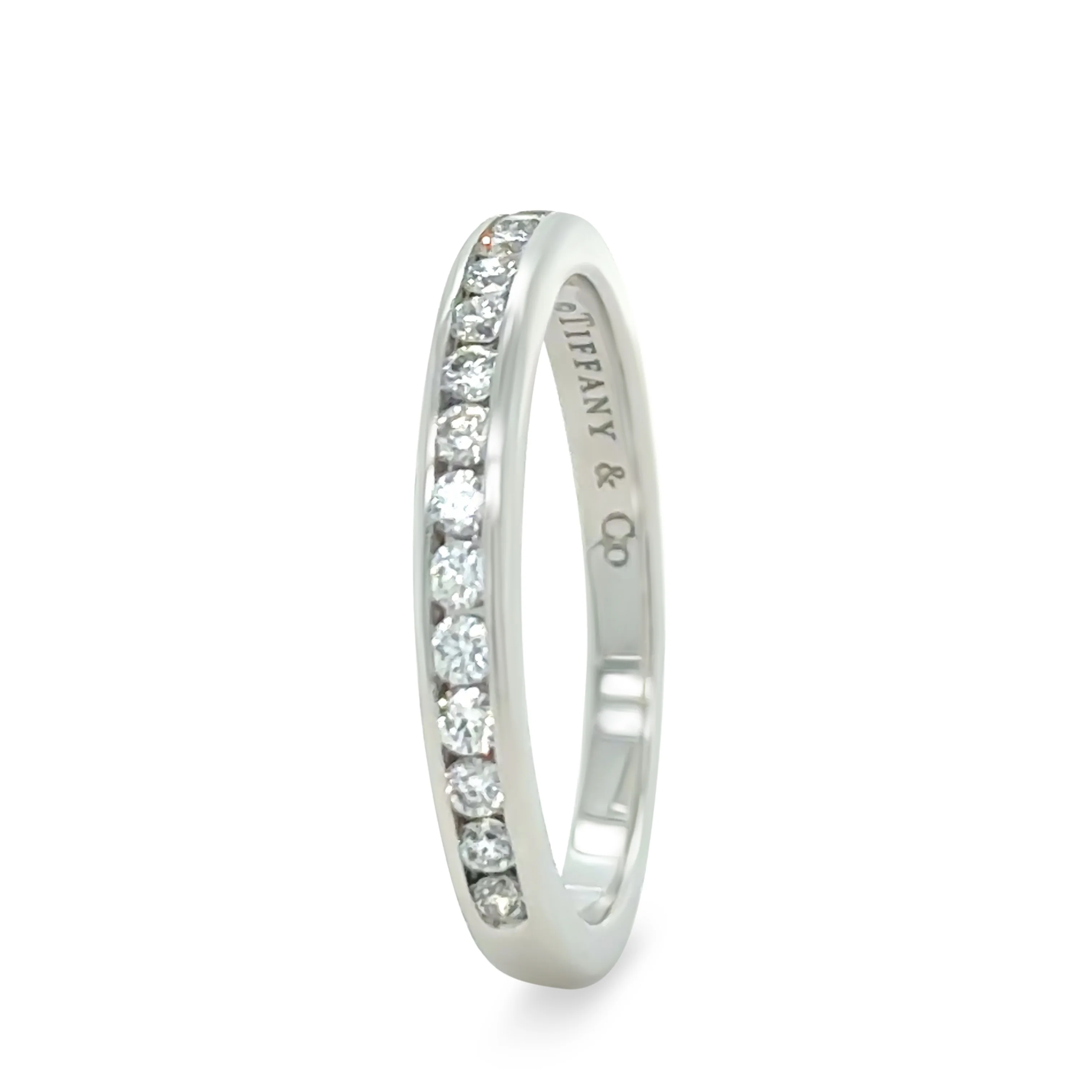 Tiffany & Co Platinum Diamond Wedding Ring 0.22ct - Image 5