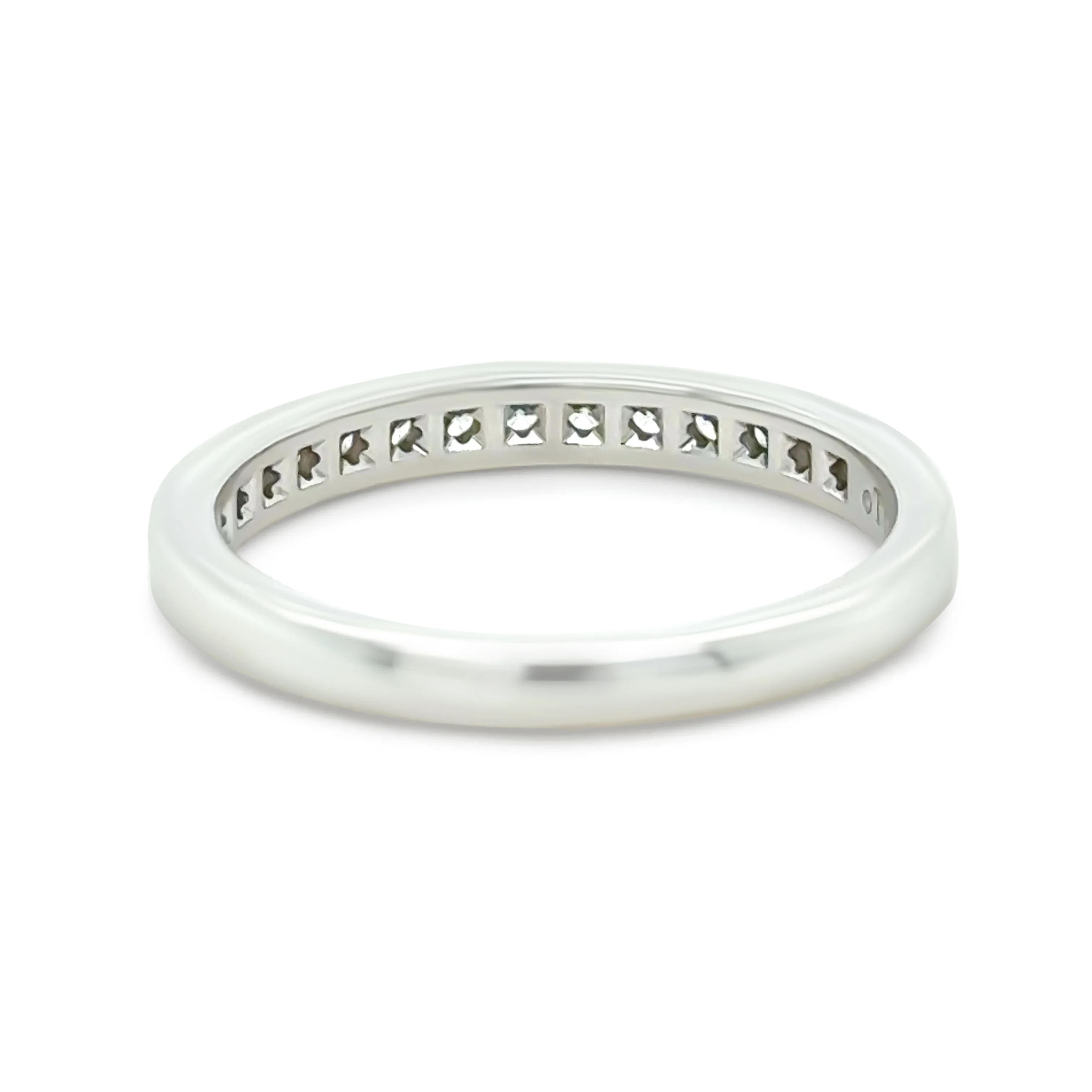 Tiffany & Co Platinum Diamond Wedding Ring 0.22ct - Image 6