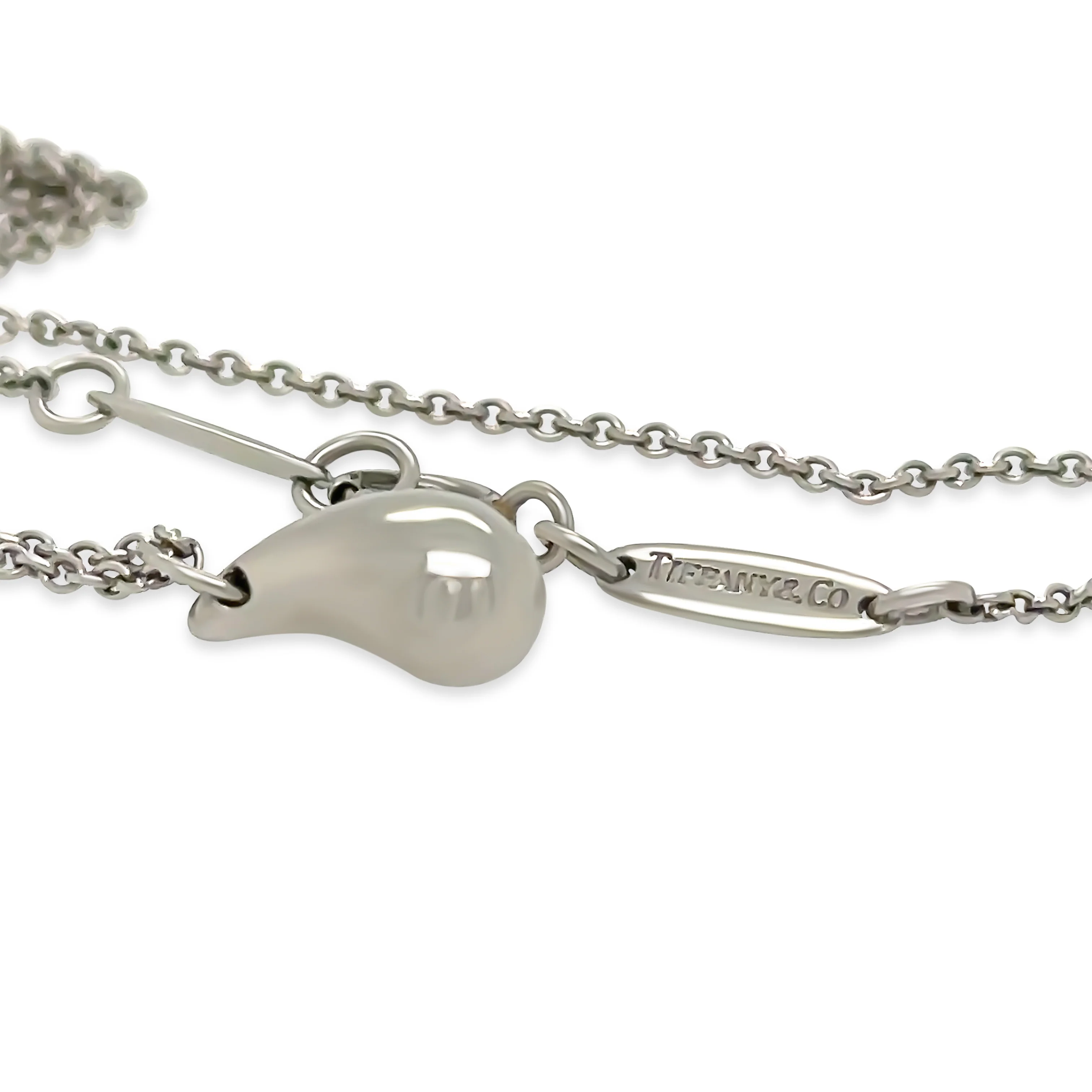Tiffany & Co Platinum Elsa Peretti Teardrop Pendant 3.73g - Image 4