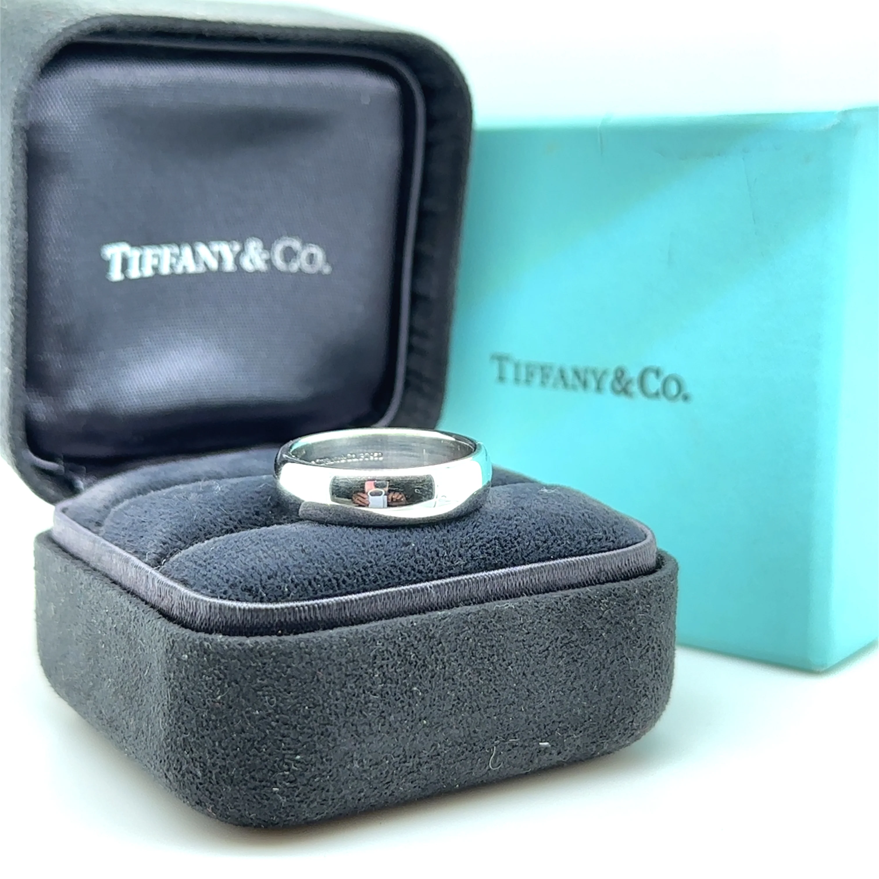 Tiffany & Co. Platinum Forever Wedding Band 14.82g - Image 6
