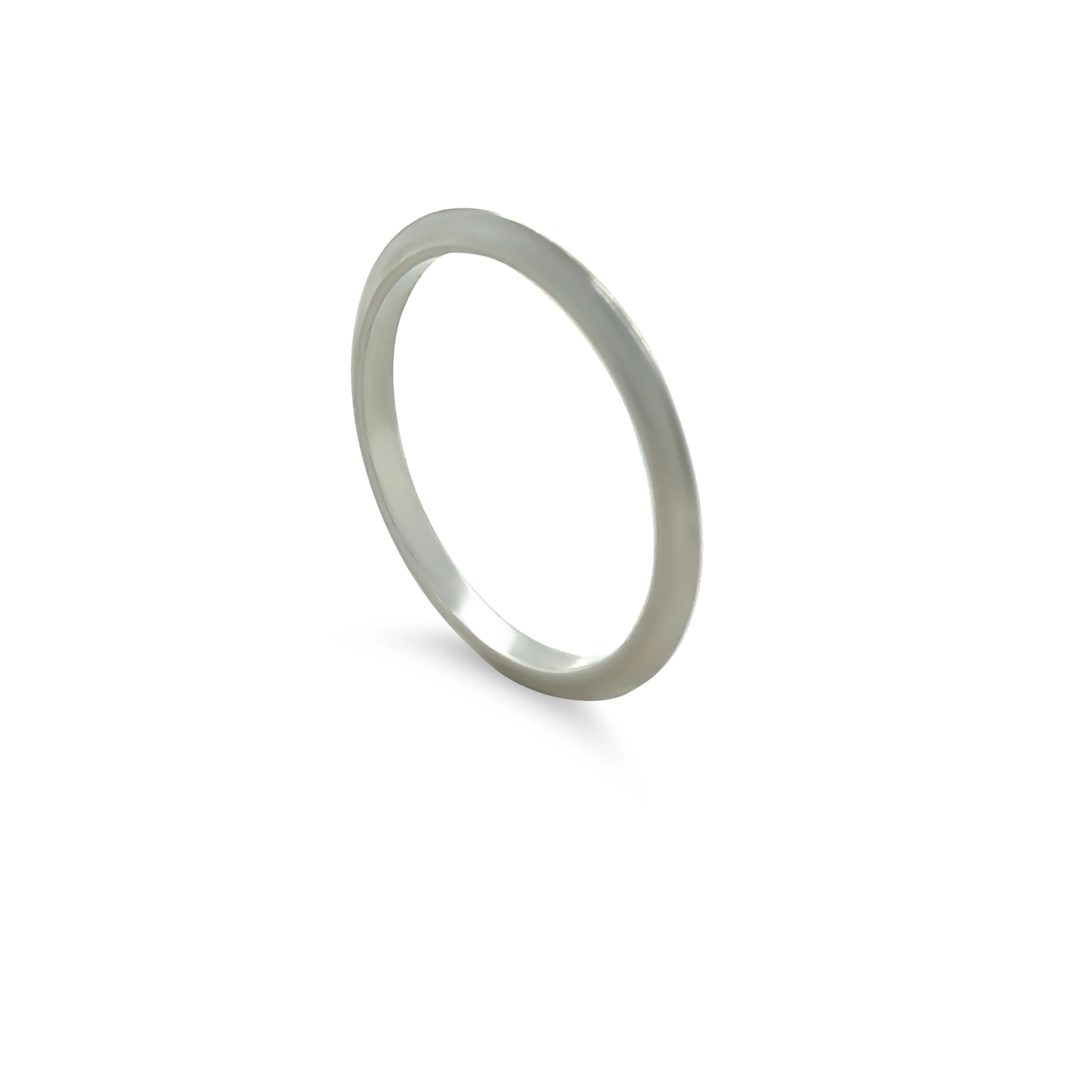 Tiffany & Co. Platinum Knife Edge Wedding Band Ring 2.73g - Image 4