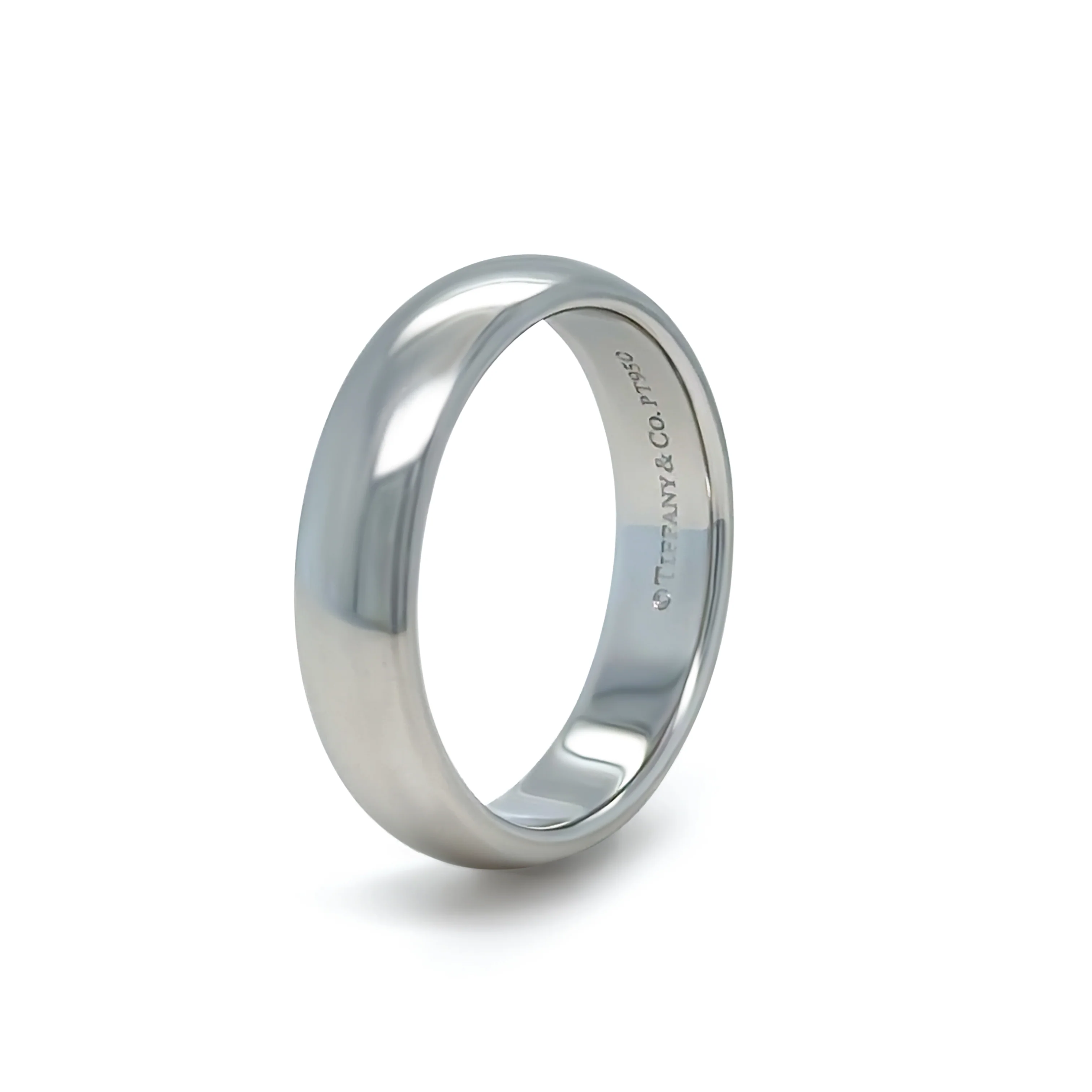 Tiffany & Co Platinum Lucida Wedding Band 7.58g - Image 2