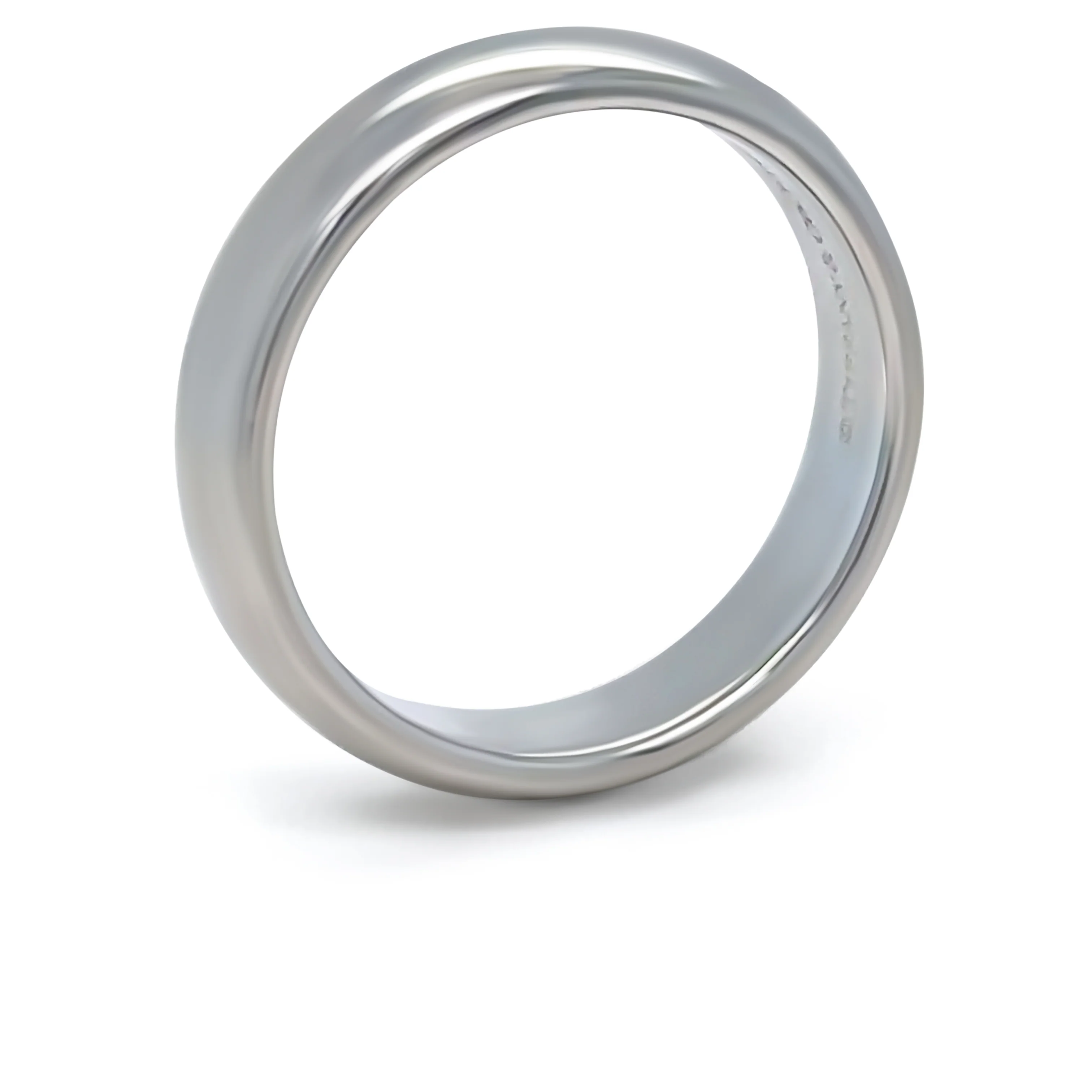 Tiffany & Co Platinum Lucida Wedding Band 7.58g - Image 5