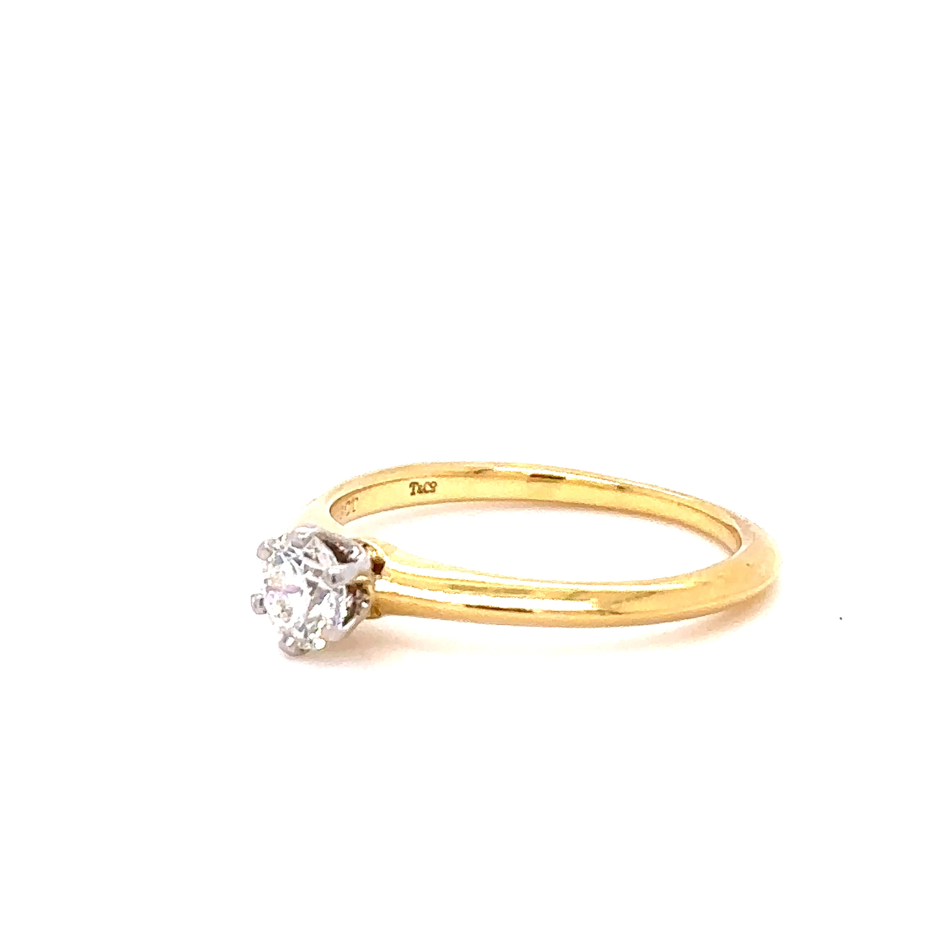 Tiffany & Co Setting Engagement Ring 0.33ct - Image 10