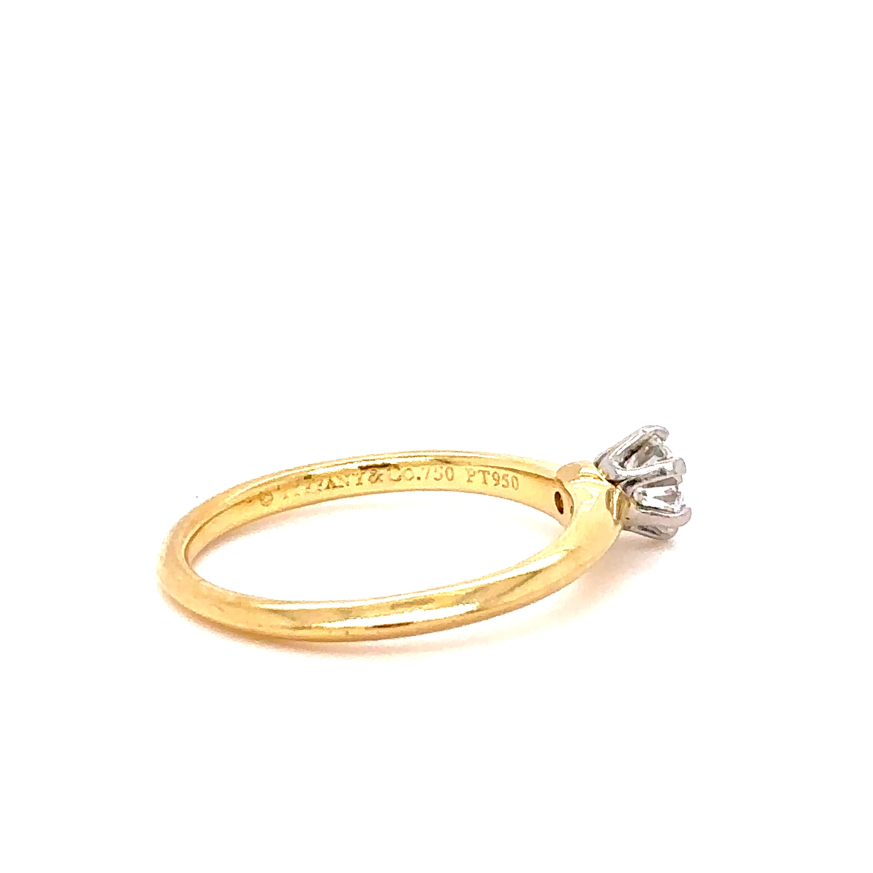Tiffany & Co Setting Engagement Ring 0.33ct - Image 6