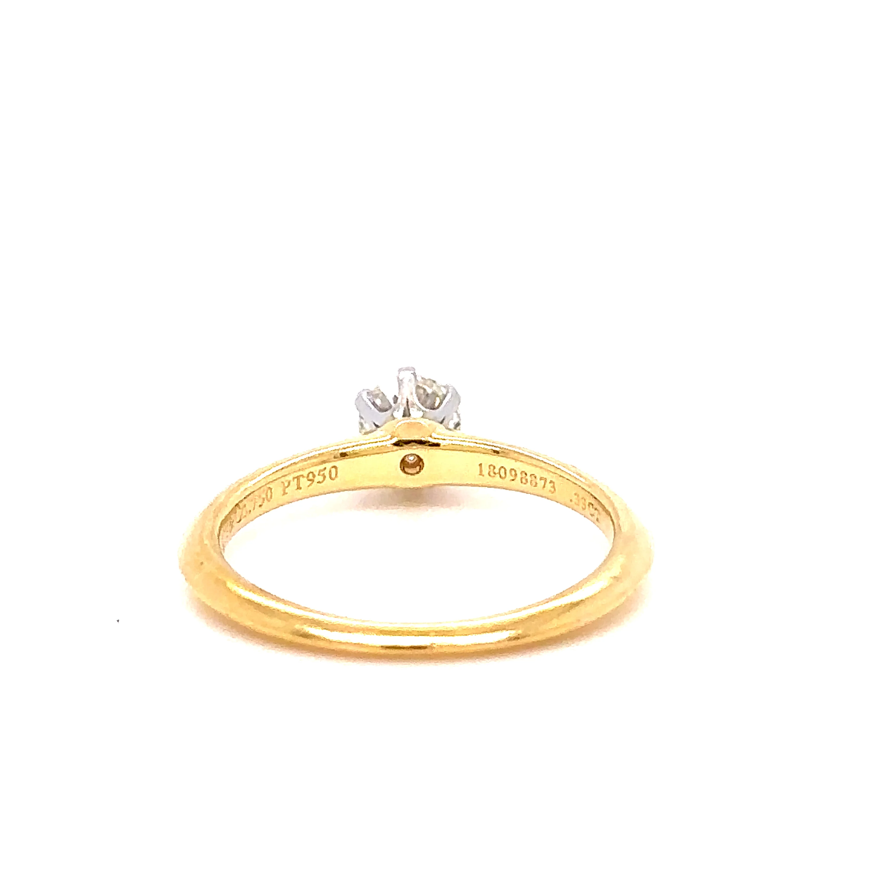 Tiffany & Co Setting Engagement Ring 0.33ct - Image 7