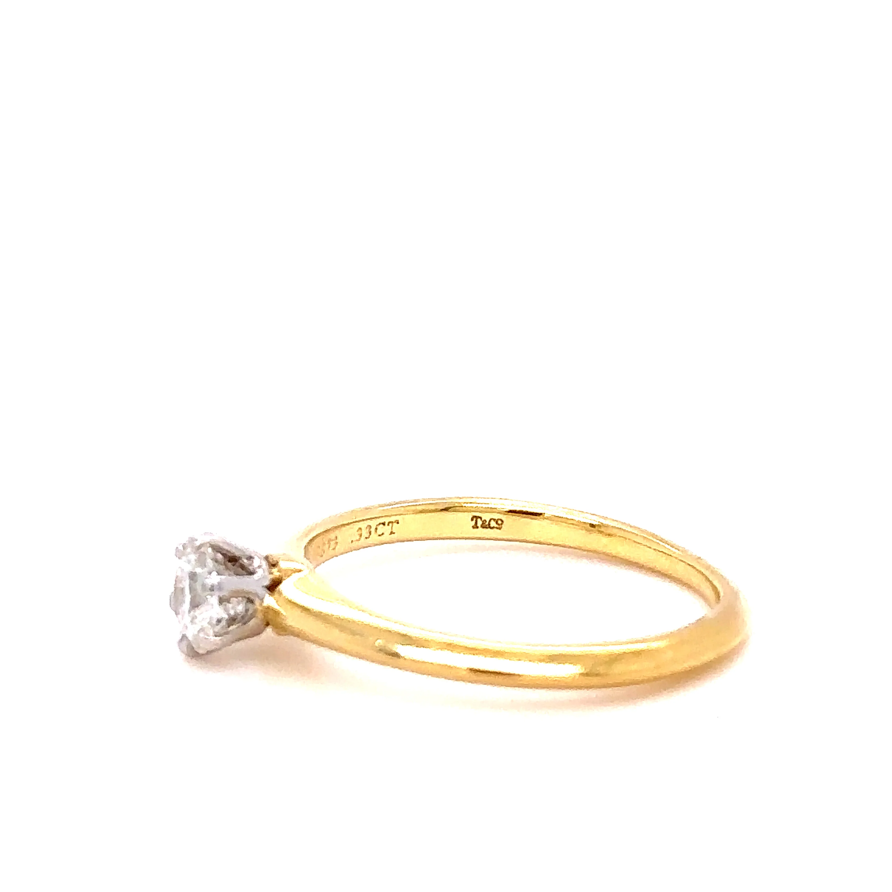 Tiffany & Co Setting Engagement Ring 0.33ct - Image 9