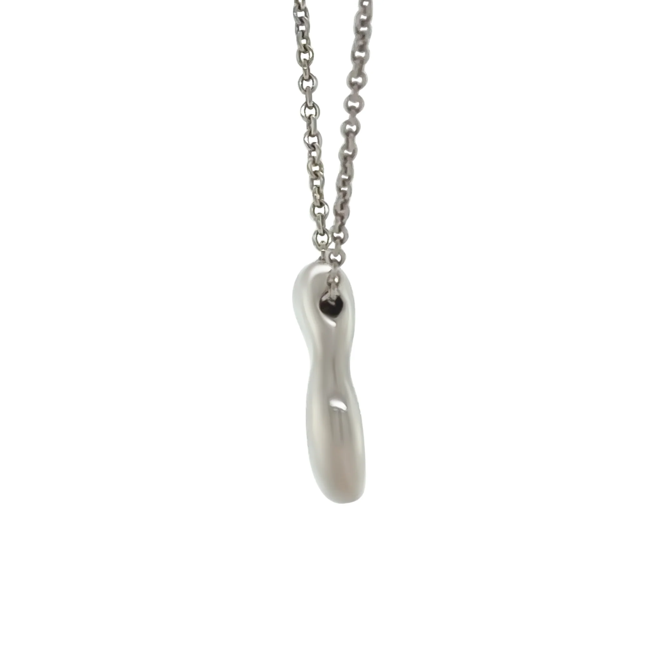 Tiffany & Co. Silver Elsa Peretti Full Heart Pendant Necklace 4.22g - Image 4