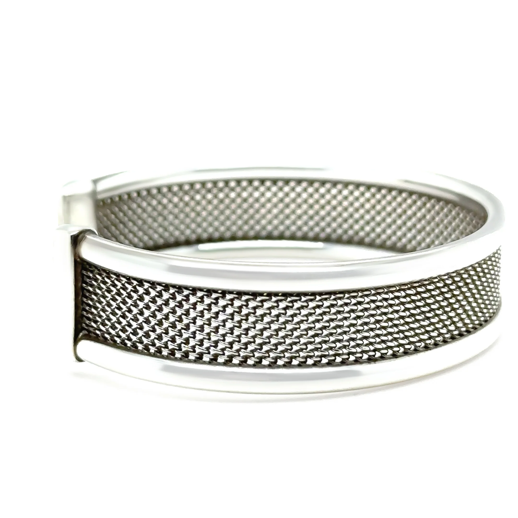 Tiffany & Co. Sterling Silver Somerset Cuff Bracelet 21.66g - Image 2