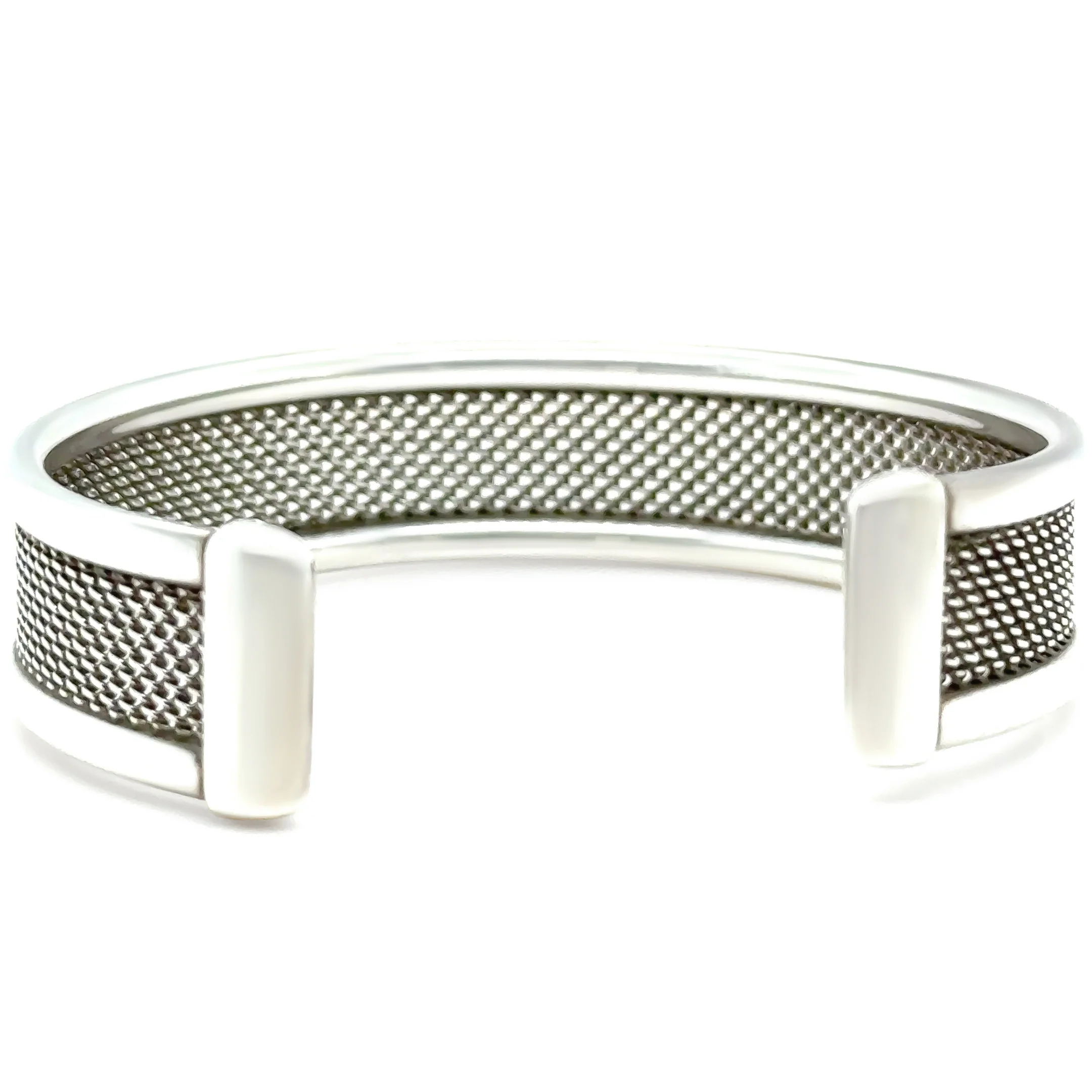 Tiffany & Co. Sterling Silver Somerset Cuff Bracelet 21.66g - Image 3