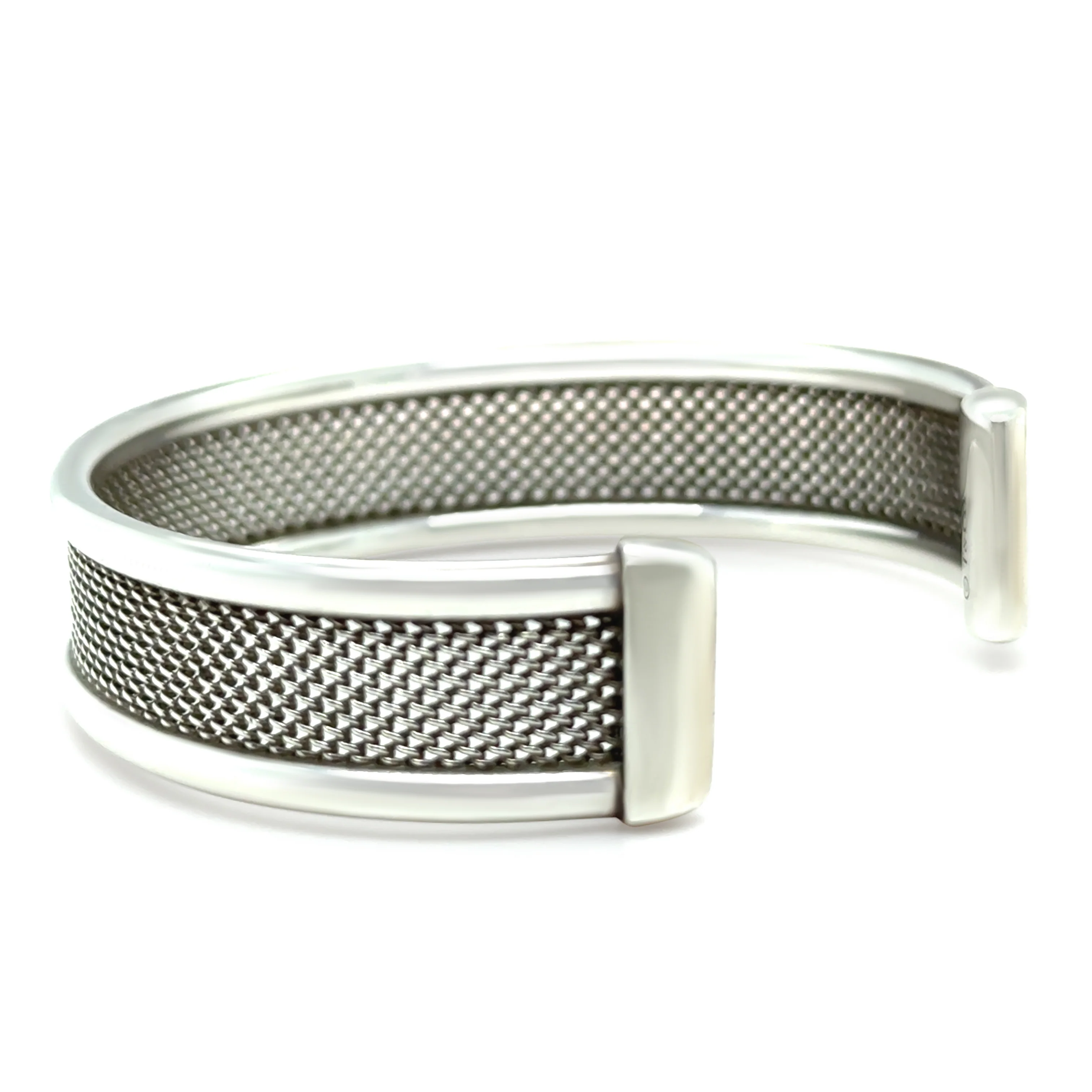 Tiffany & Co. Sterling Silver Somerset Cuff Bracelet 21.66g - Image 5