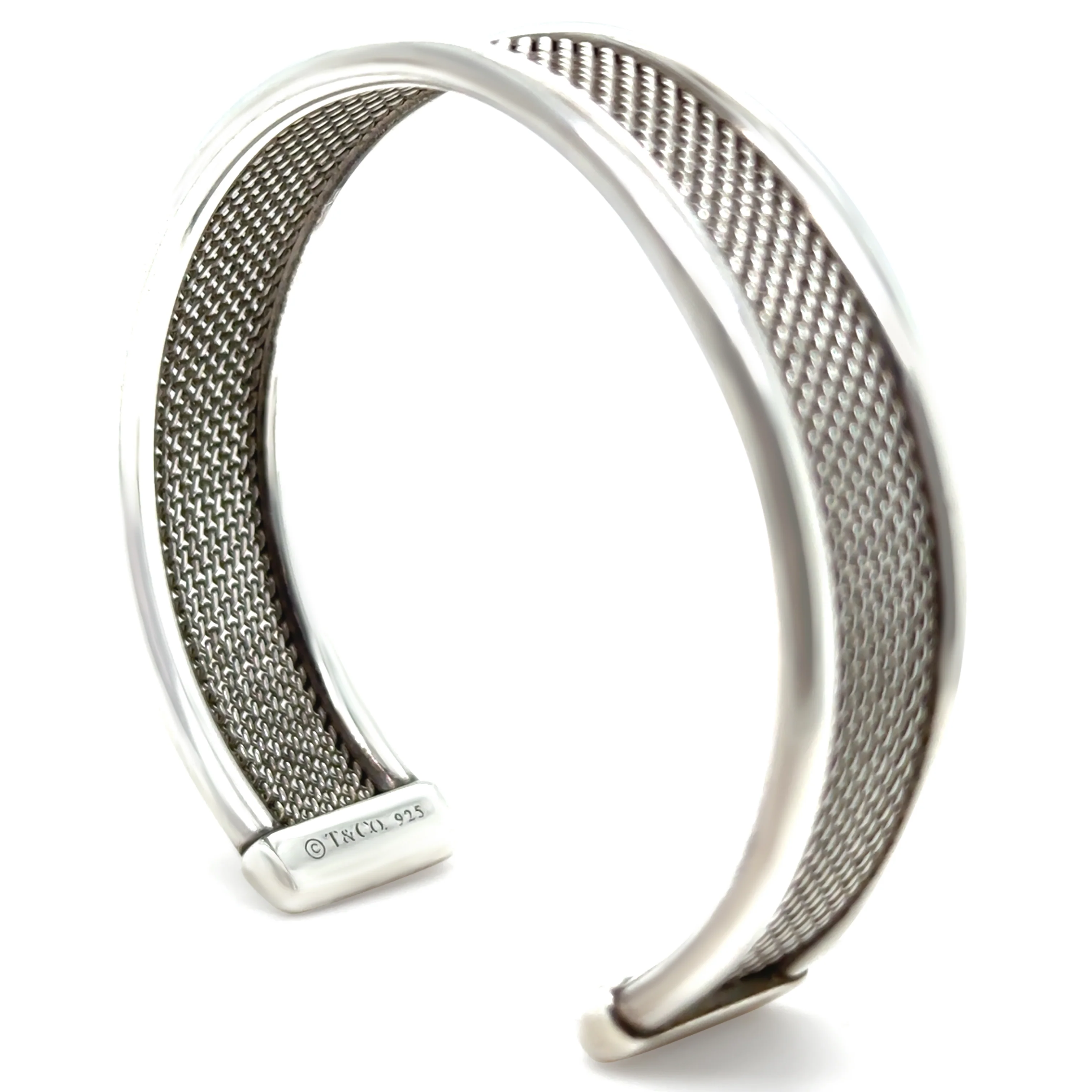 Tiffany & Co. Sterling Silver Somerset Cuff Bracelet 21.66g - Image 6