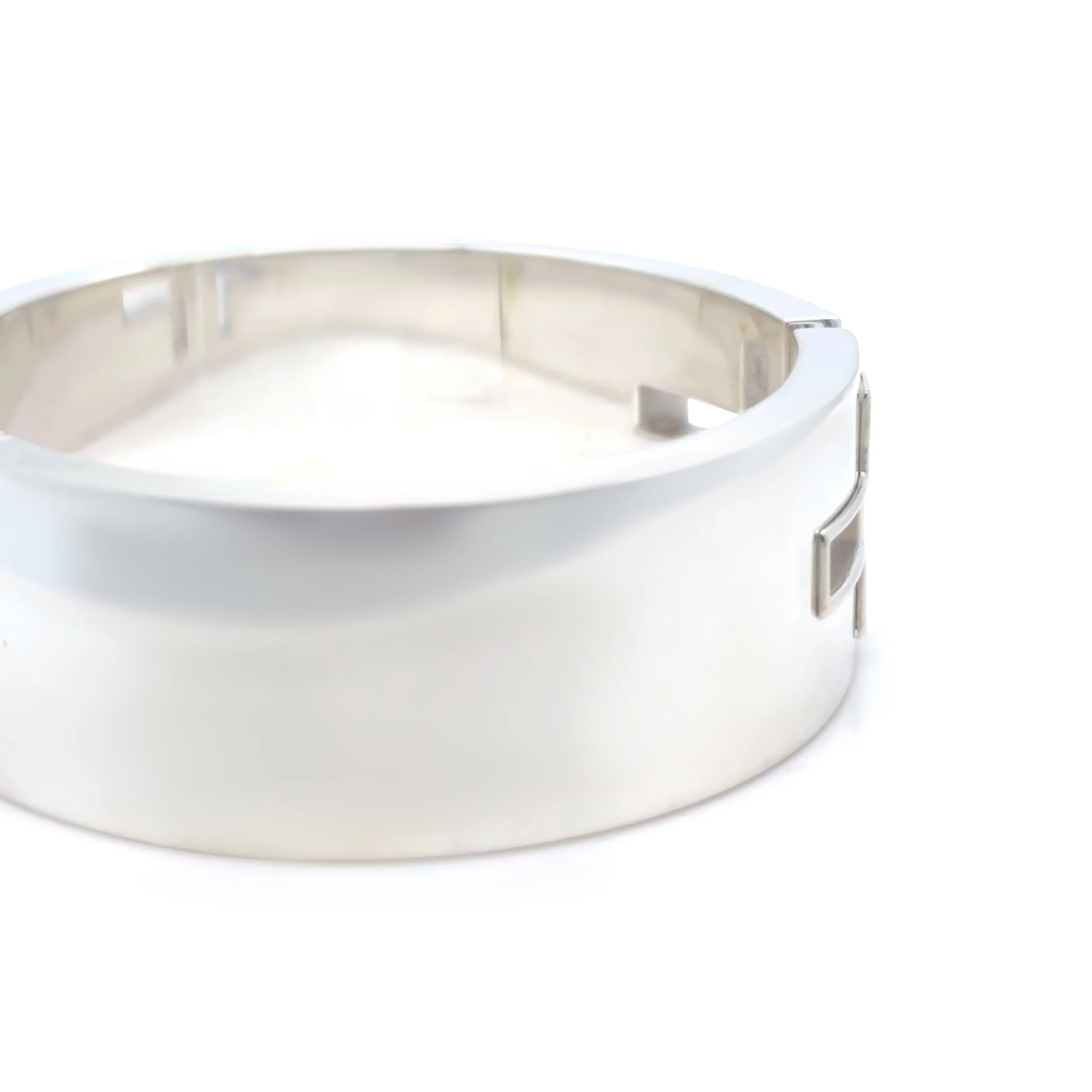 Tiffany & Co Sterling Silver T Cutout Cuff Bracelet 83.71g - Image 4