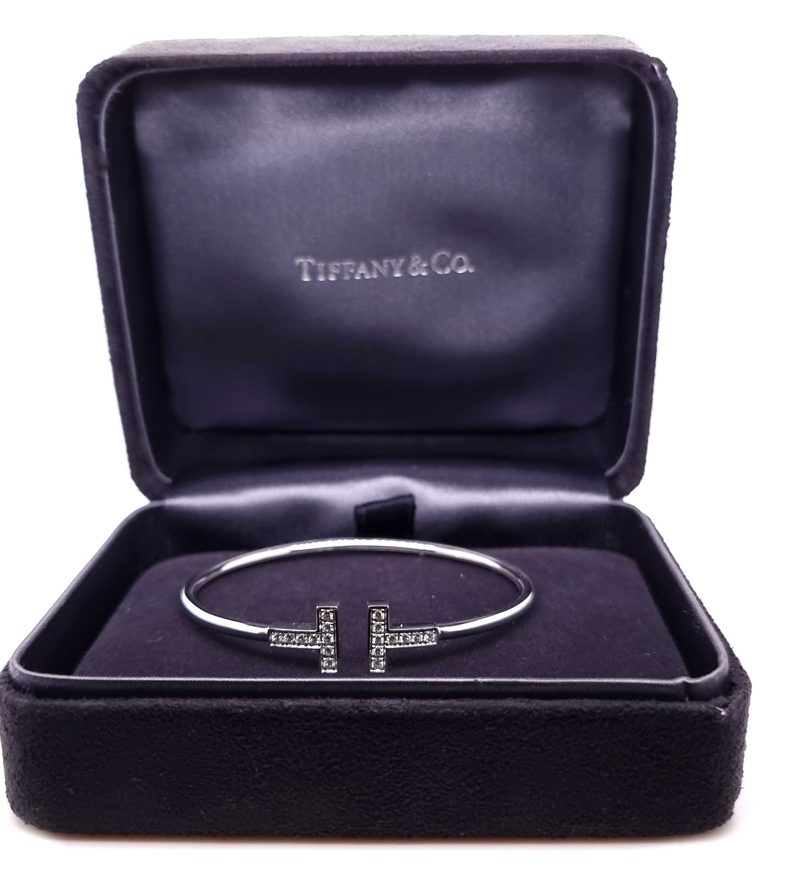 Tiffany & Co T Diamond Wire Bracelet - Image 5