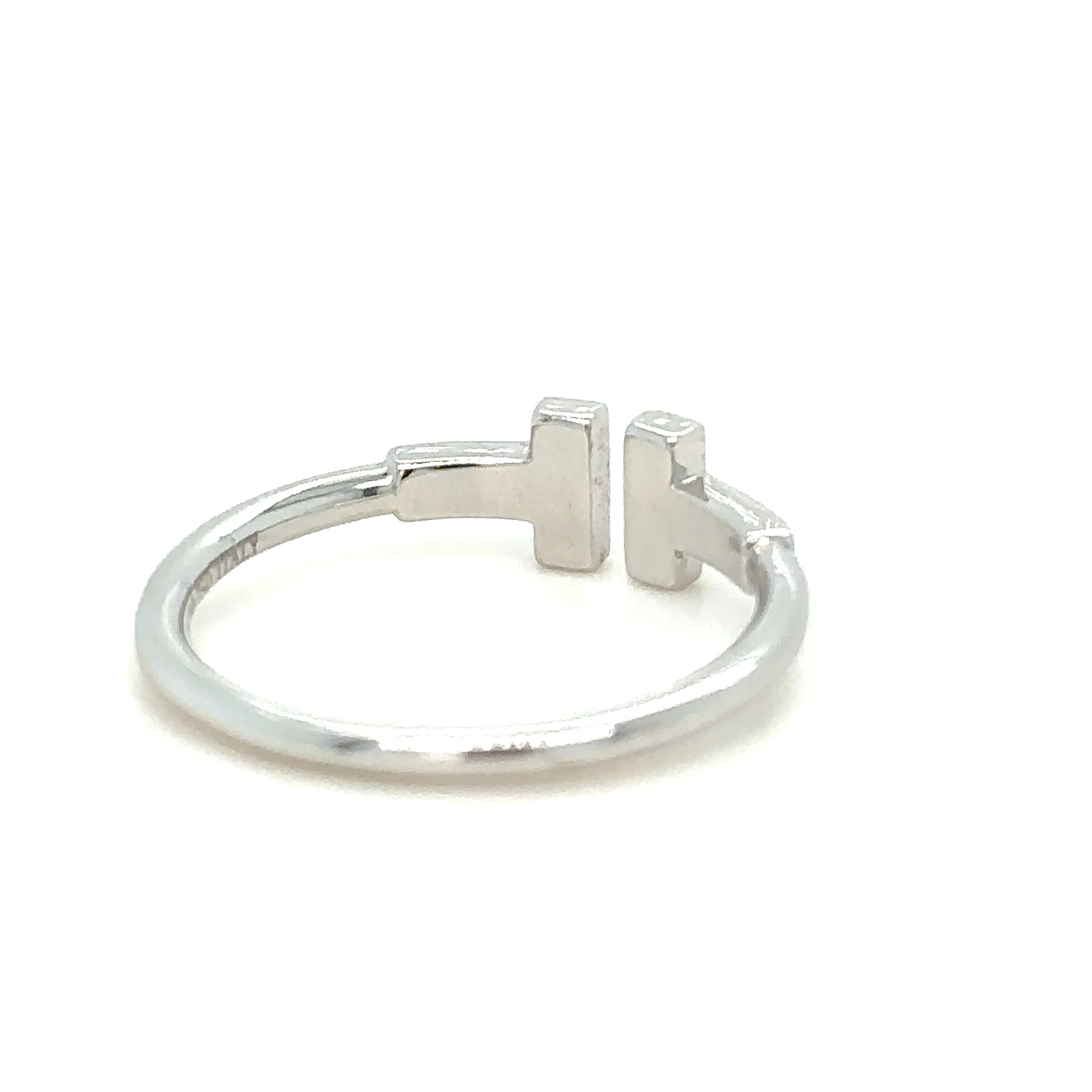 Tiffany & Co T Diamond Wire Ring 0.13ct - Image 6