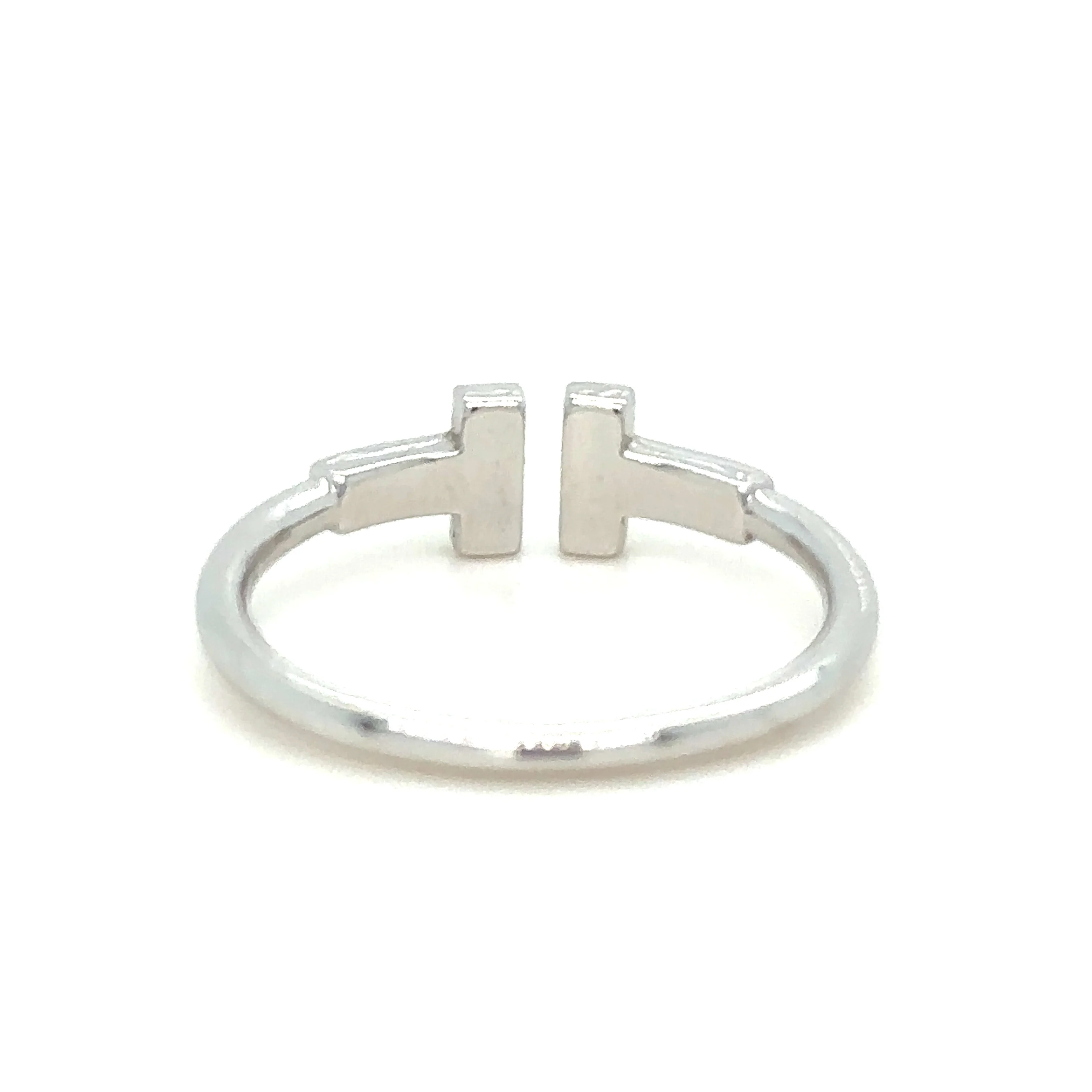 Tiffany & Co T Diamond Wire Ring 0.13ct - Image 7
