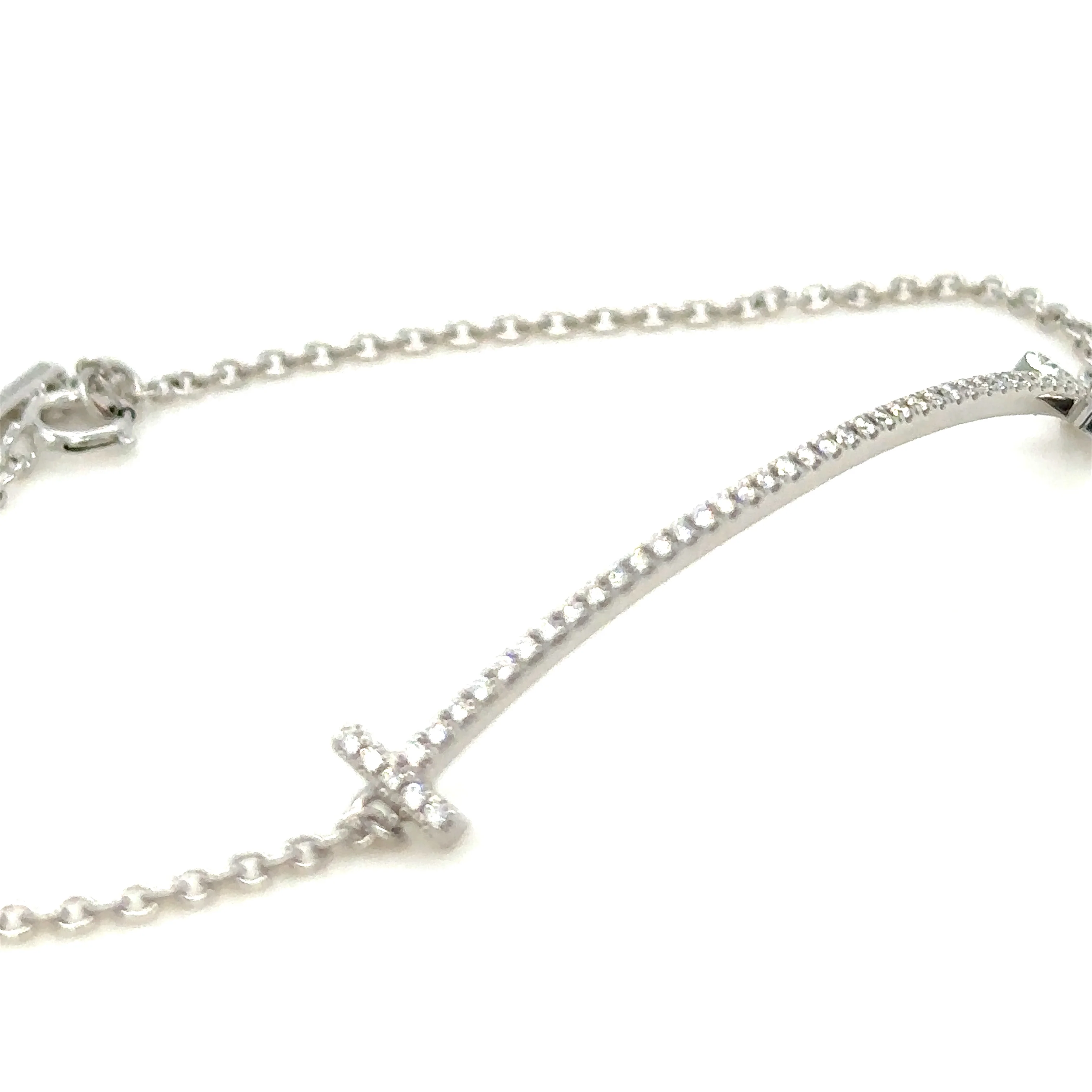Tiffany & Co T Smile Bracelet 0.12ct - Image 4