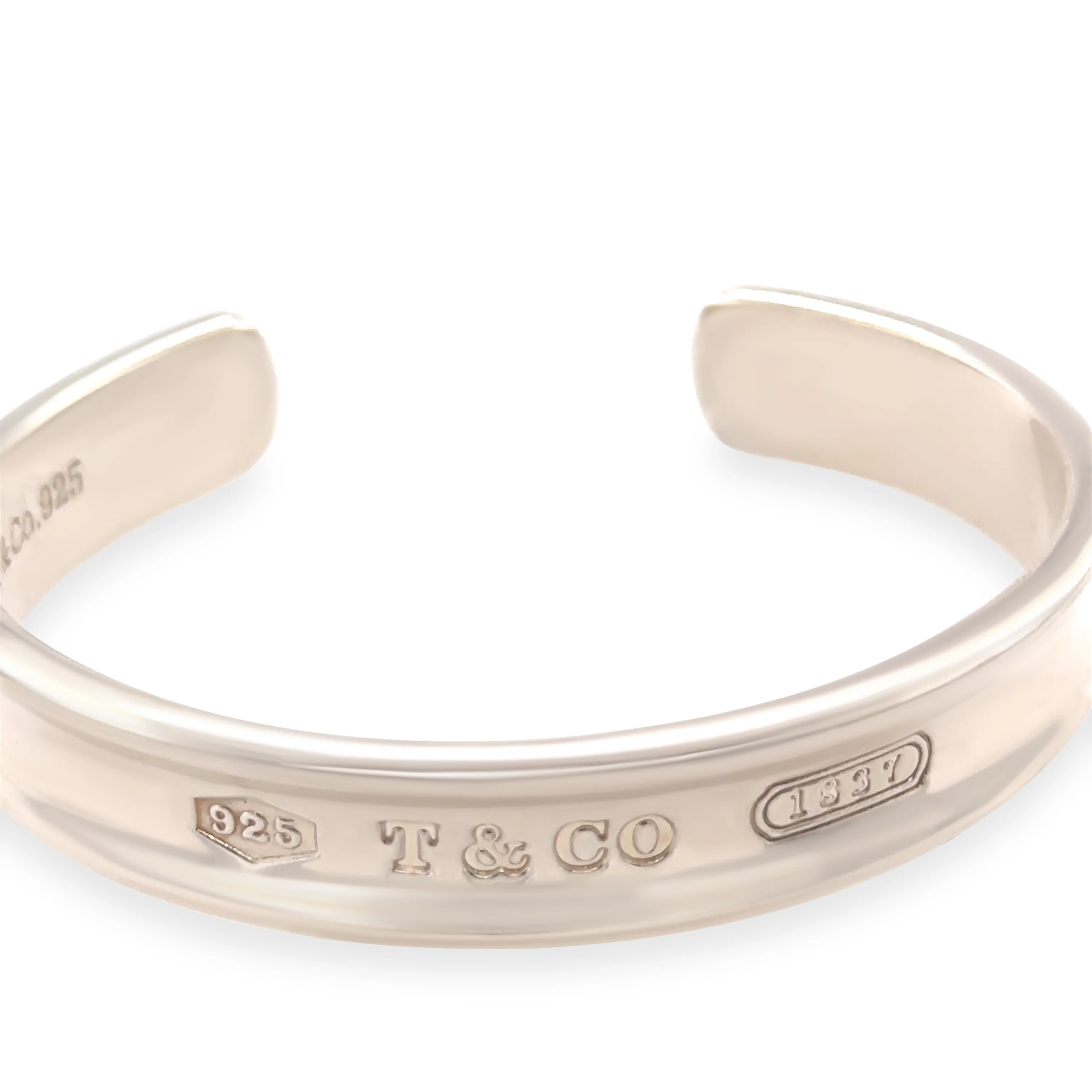 Tiffany & Co Vintage Sterling Silver 1837 Bracelet 47.48g - Image 2