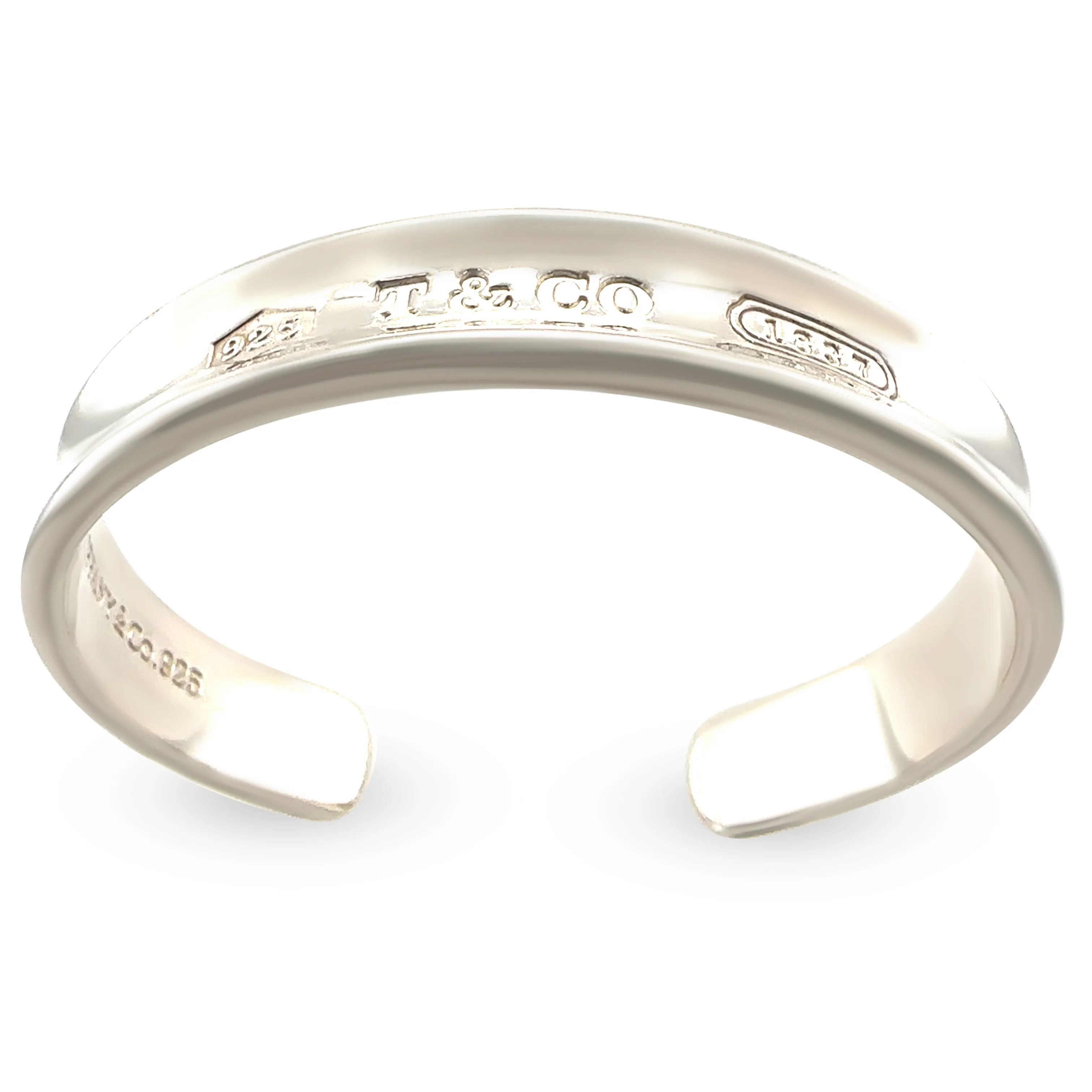 Tiffany & Co Vintage Sterling Silver 1837 Bracelet 47.48g - Image 4